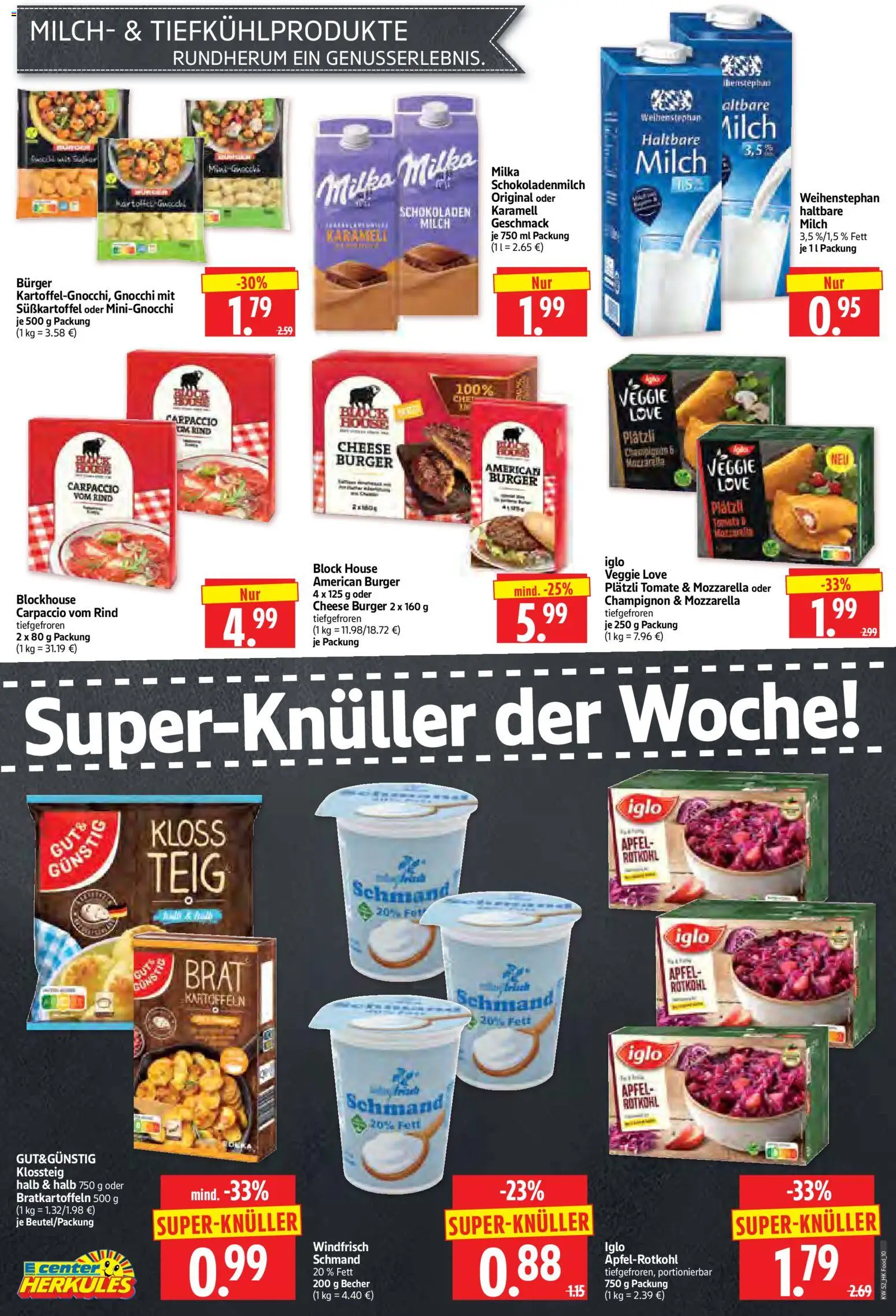 HERKULES Prospekt 	 – gültig ab 22.12.2025 | Seite: 10 | Produkte: Milch, Rotkohl, Äpfel, Kartoffeln