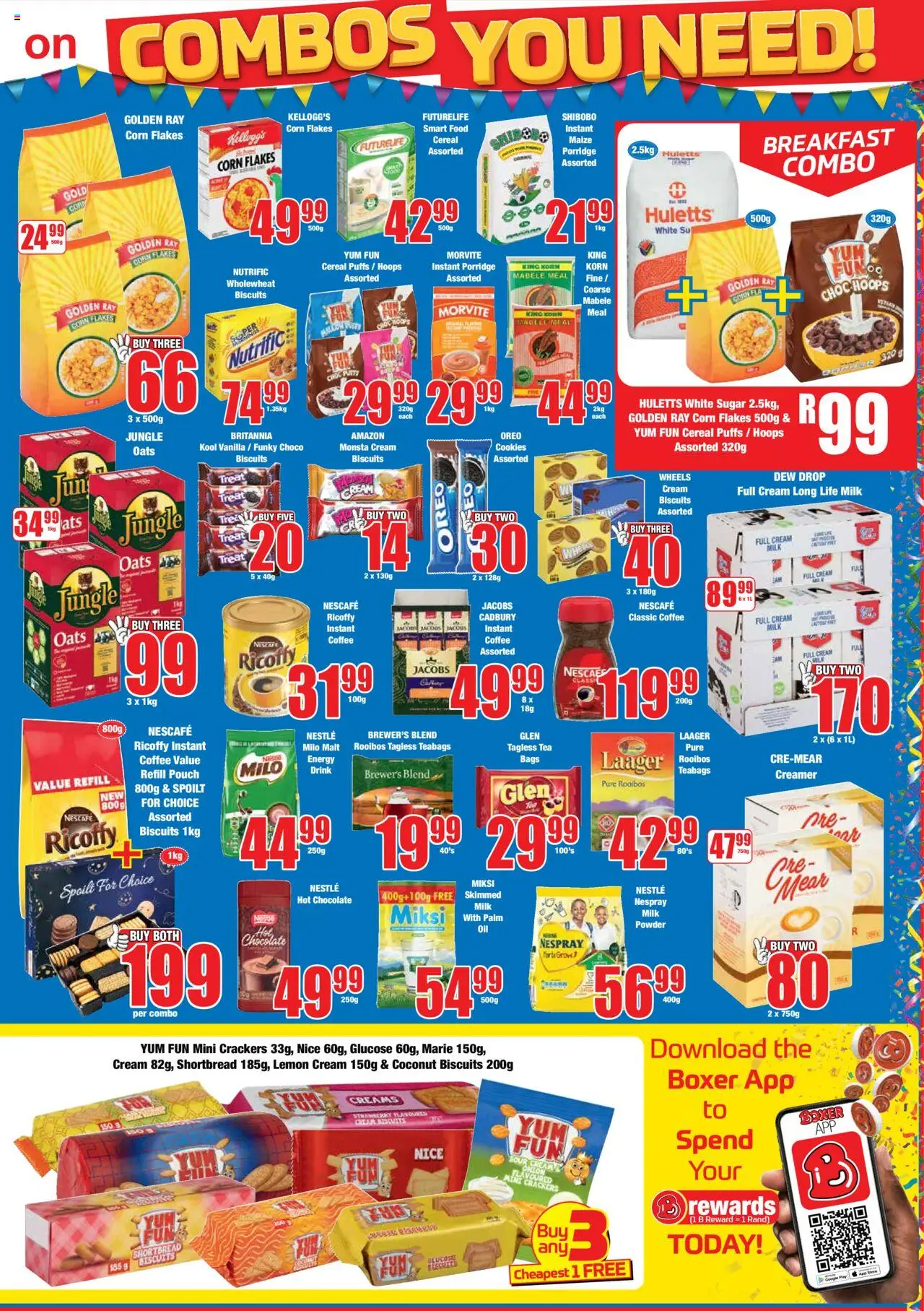 Boxer Specials │ valid from 24.07.2025 | Page: 5 | Products: Corn, Biscuits, Powder, Sugar