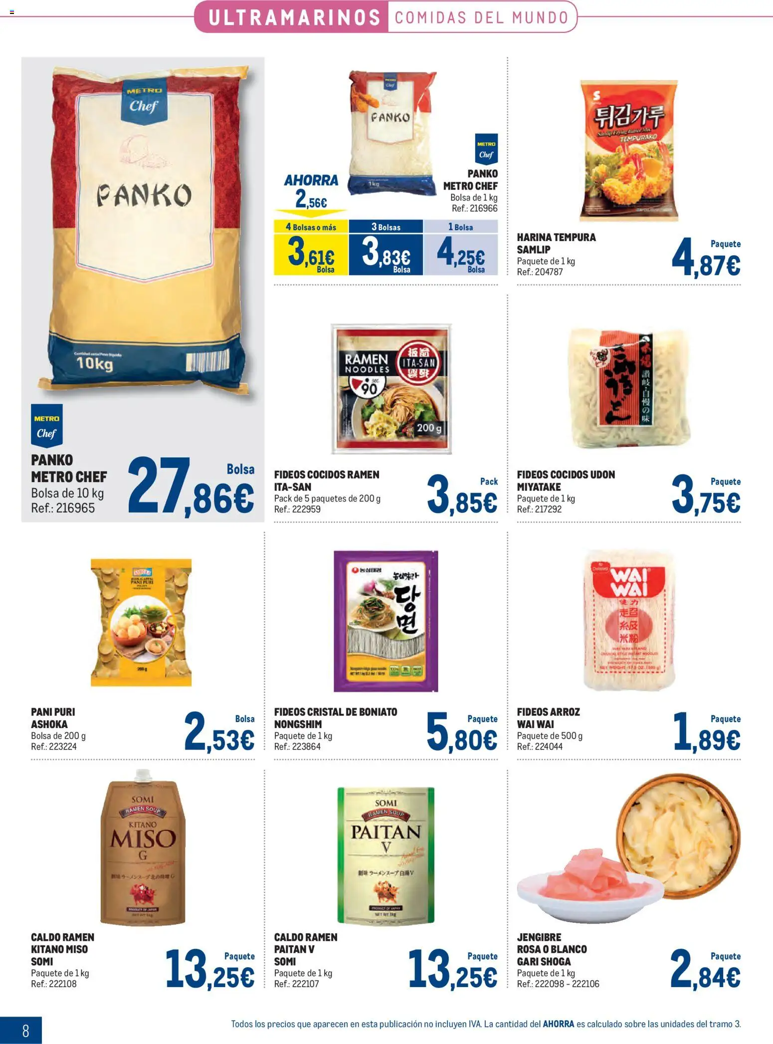 Makro - Especial Despensa Sur │ válido desde el 02.02.2026 | Página: 8 | Productos: Arroz, Fideos, Bolsa