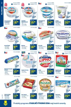 Makro leták - Stabilně výhodná cena - maloobchod od 30.07.2025 | Strana: 12 | Produkty: Tavený sýr, Pizza, Žervé, Philadelphia