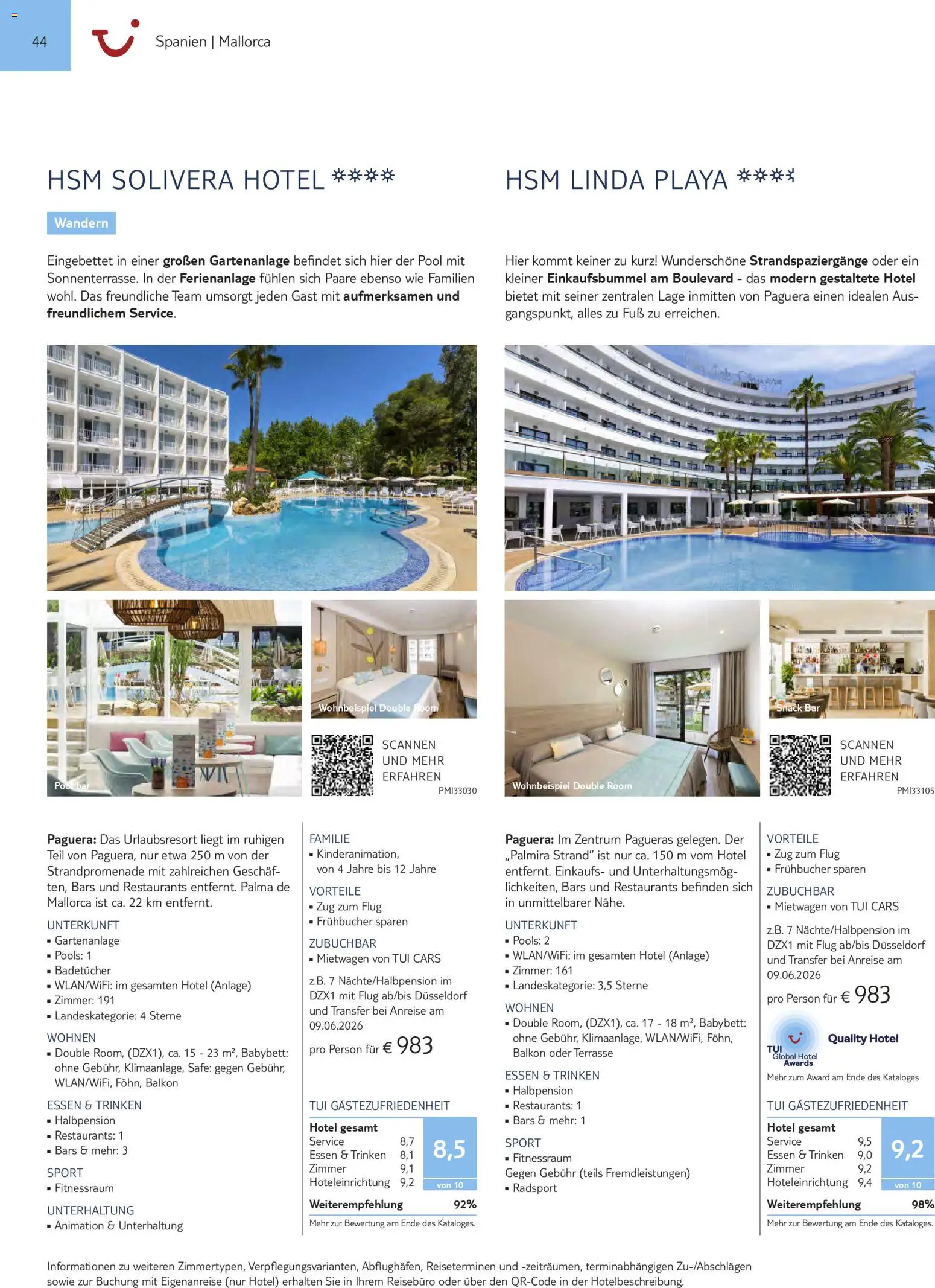 Aida  Südeuropa & Nordafrika 2026/27 – gültig ab 01.01.2026 | Seite: 44 | Produkte: Babybett