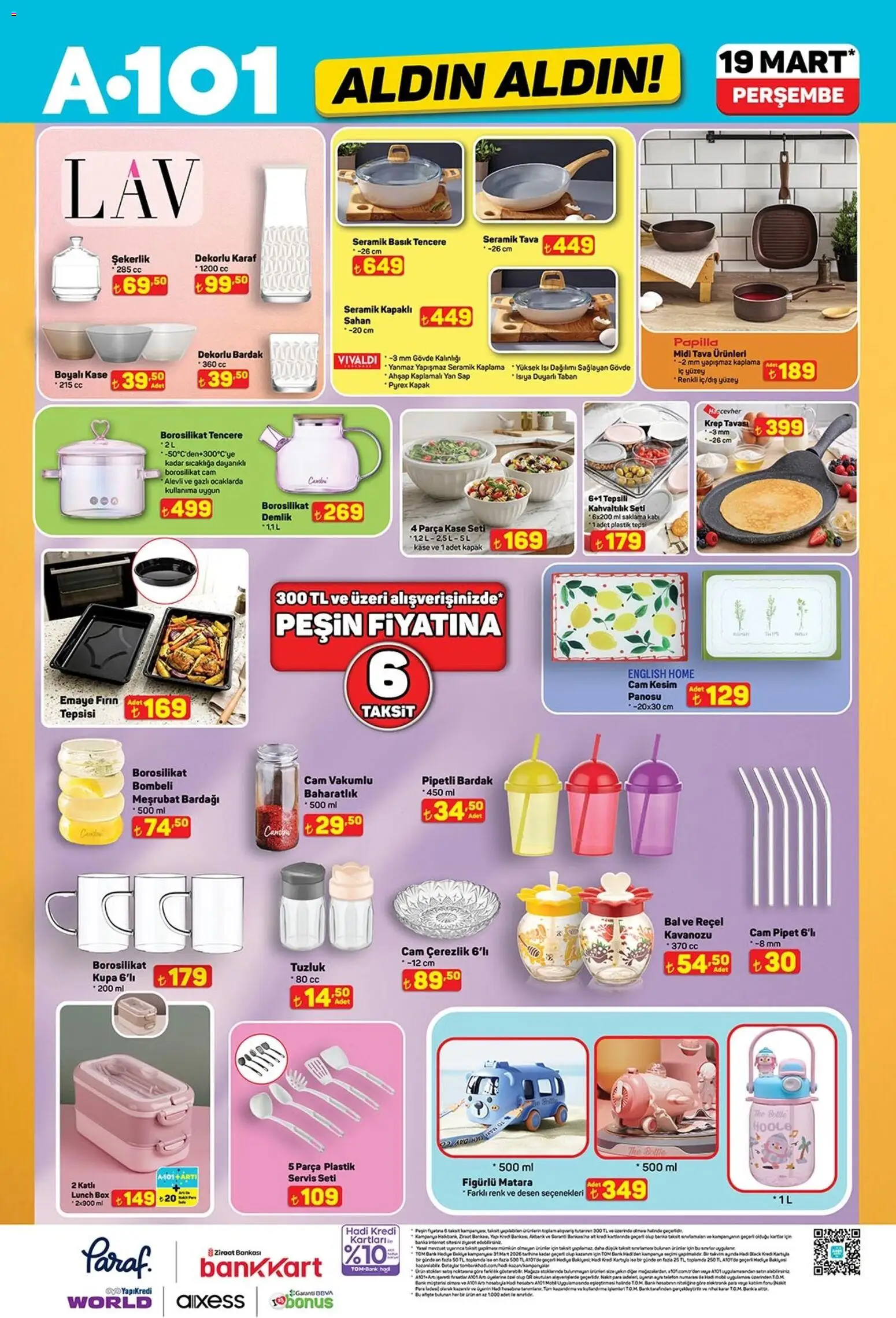 A101 - Katalog Aldın Aldın - 19.03.2026 tarihinden itibaren geçerlidir | Sayfa: 10 | Ürünler: Şekerlik, Baharatlık, Zselatin, Fırın