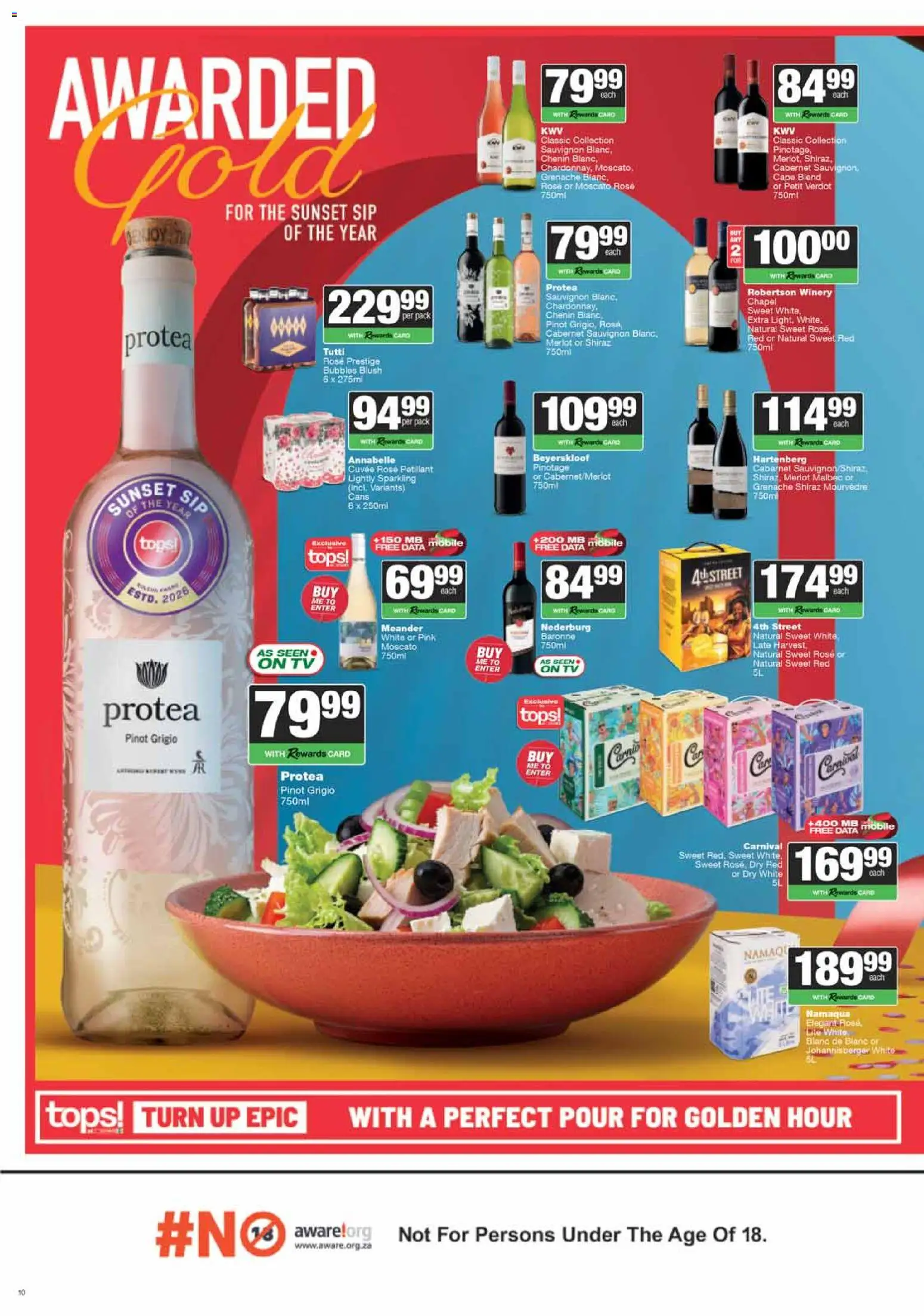 New Tops at Spar catalogue – valid from 23.03.2026 | Page: 10 | Products: Data, TV, Blush