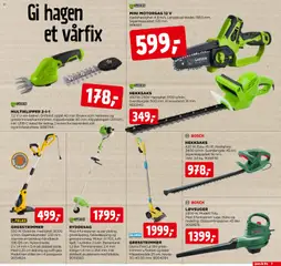 Forhåndsvisning av Jem & Fix kundeavis gyldig fra 11.04.2026 | Side: 9 | Produkter: Motorsag, Vekt, Суміш дитяча, Télécommande