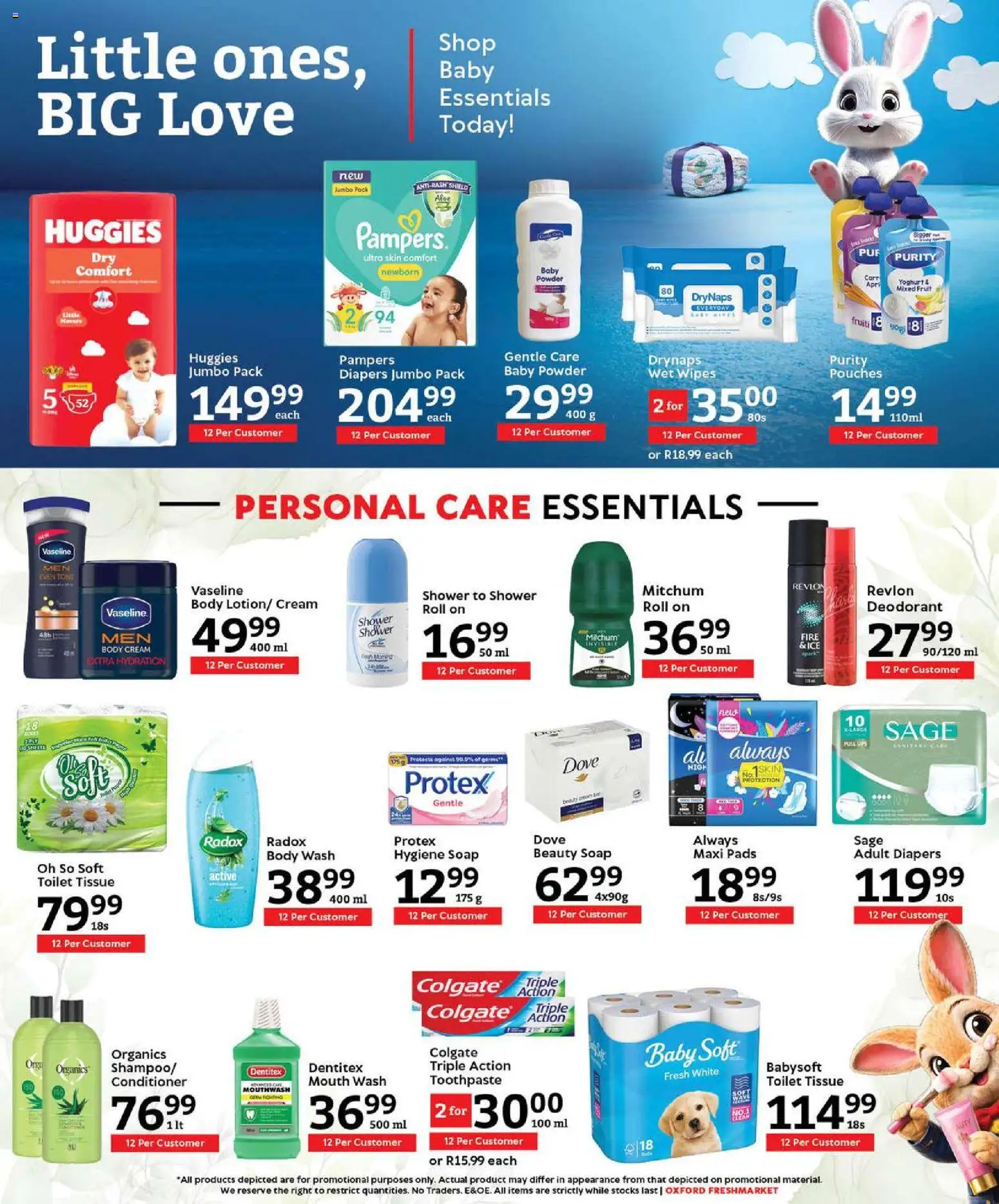 New Oxford Freshmarket catalogue – valid from 01.04.2026 | Page: 14 | Products: Yoghurt, Cream, Deodorant, Mouth wash