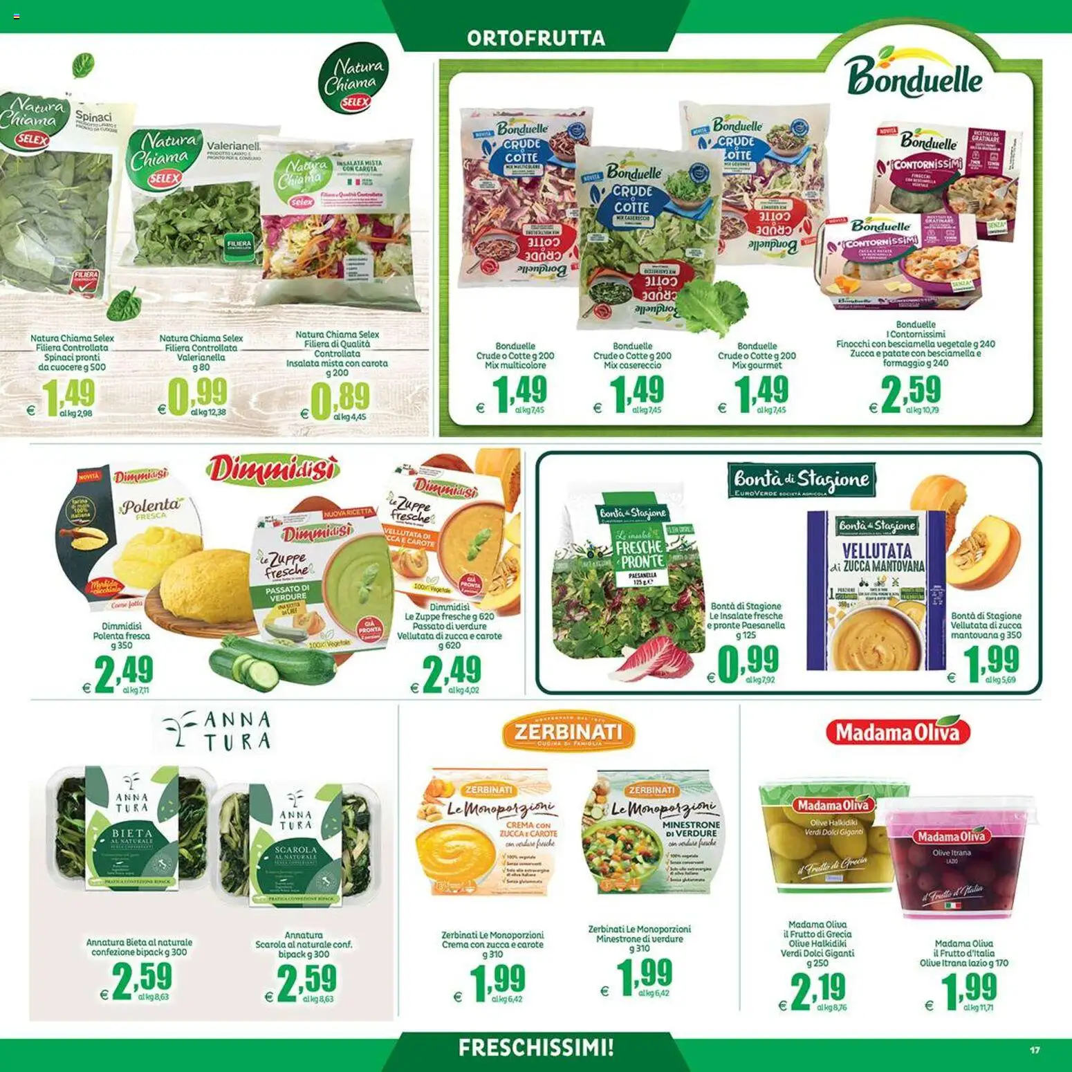 Volantino Elite Supermercati del 31.10.2025 | Pagina: 17 | Prodotti: Insalata, Patate, Zucca, Finocchi
