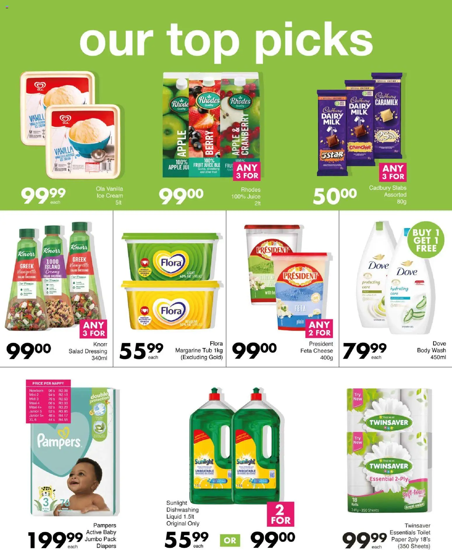 New Save catalogue – valid from 29.12.2025 | Page: 2 | Products: Cheese, Dressing, Fruit, Máscara de pestañas