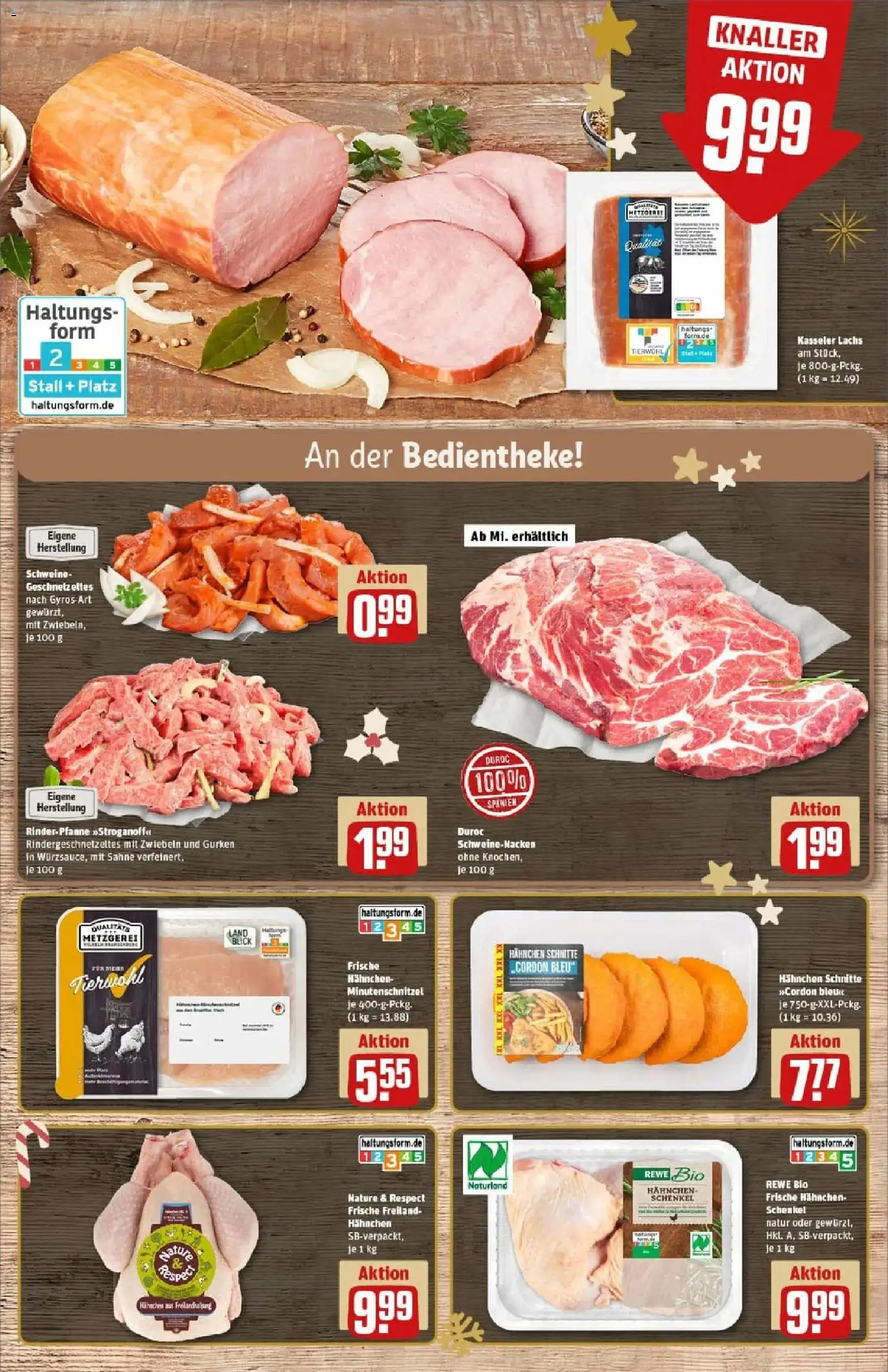 Rewe prospekt Herne	 – gültig ab 07.12.2025 | Seite: 10 | Produkte: Hahnchen, Gyros, Lachs, Sahne