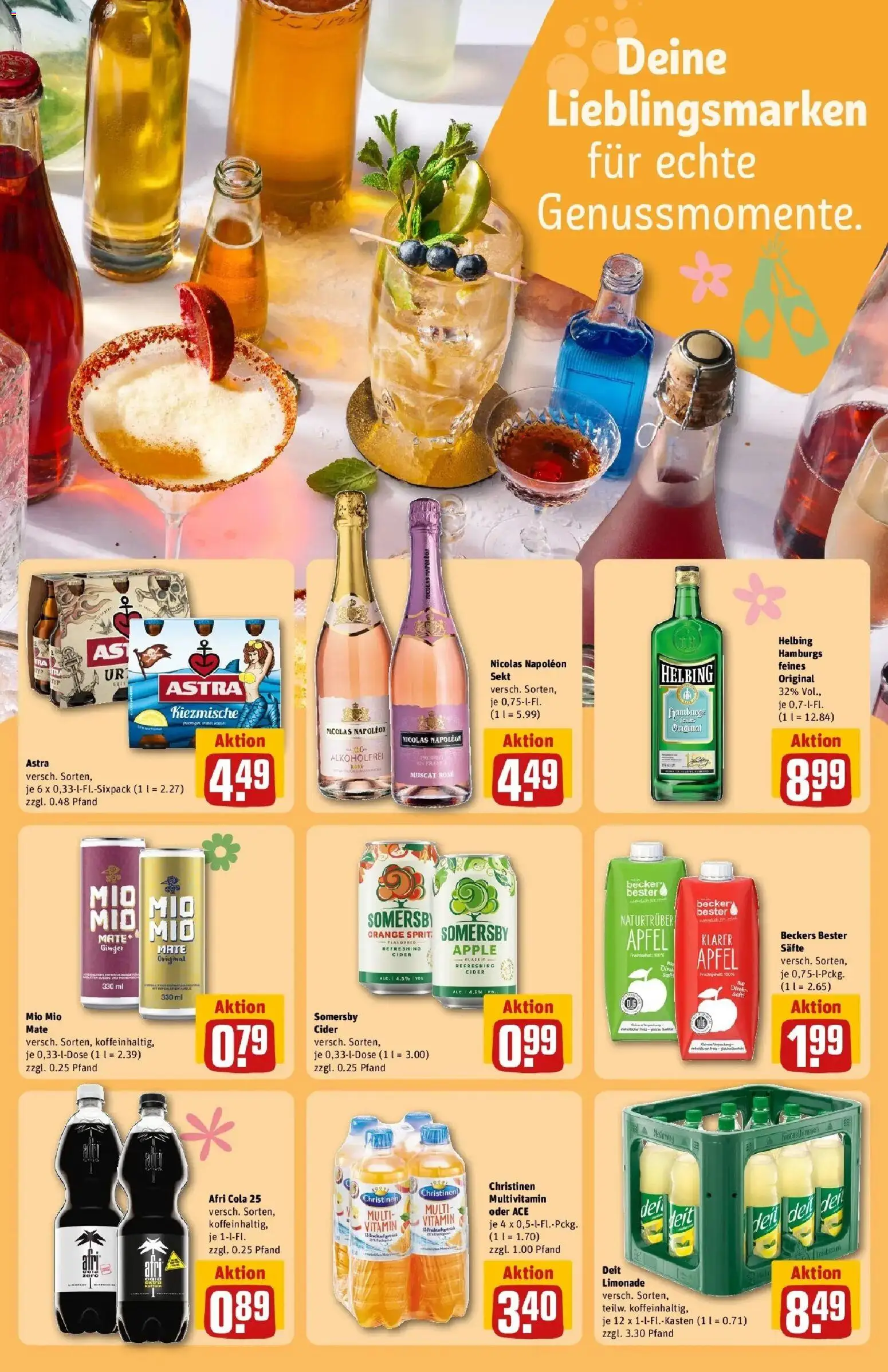 Rewe Prospekt Elmshorn	 – gültig ab 30.03.2026 | Seite: 18 | Produkte: Cola, Astra, Mio mio mate, Apple