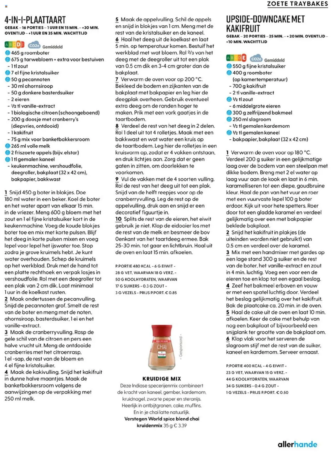 {H1} | Pagina: 95 | Producten: Boter, Oven, Cake, Kardemom