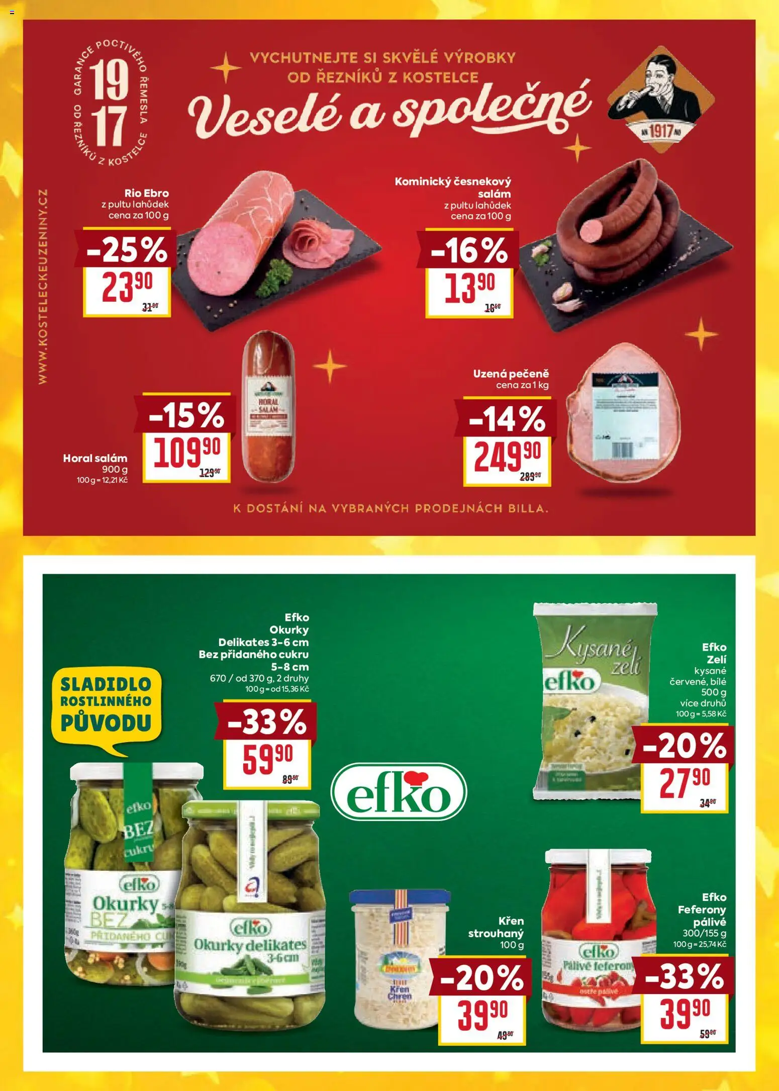 Billa Velký leták od 10.12.2025 | Strana: 15 | Produkty: Salám, Zelí, Cukr, Sladidlo