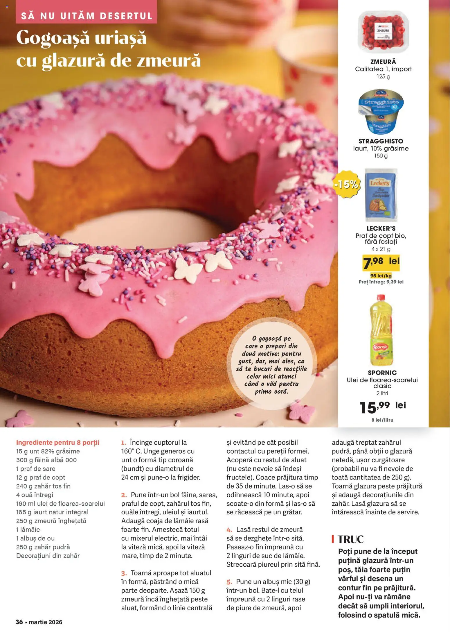 Noul catalog Mega Image – valabil de la 26.02.2026 | Pagină: 36 | Produse: Sită, Aluat, Ulei, Pește