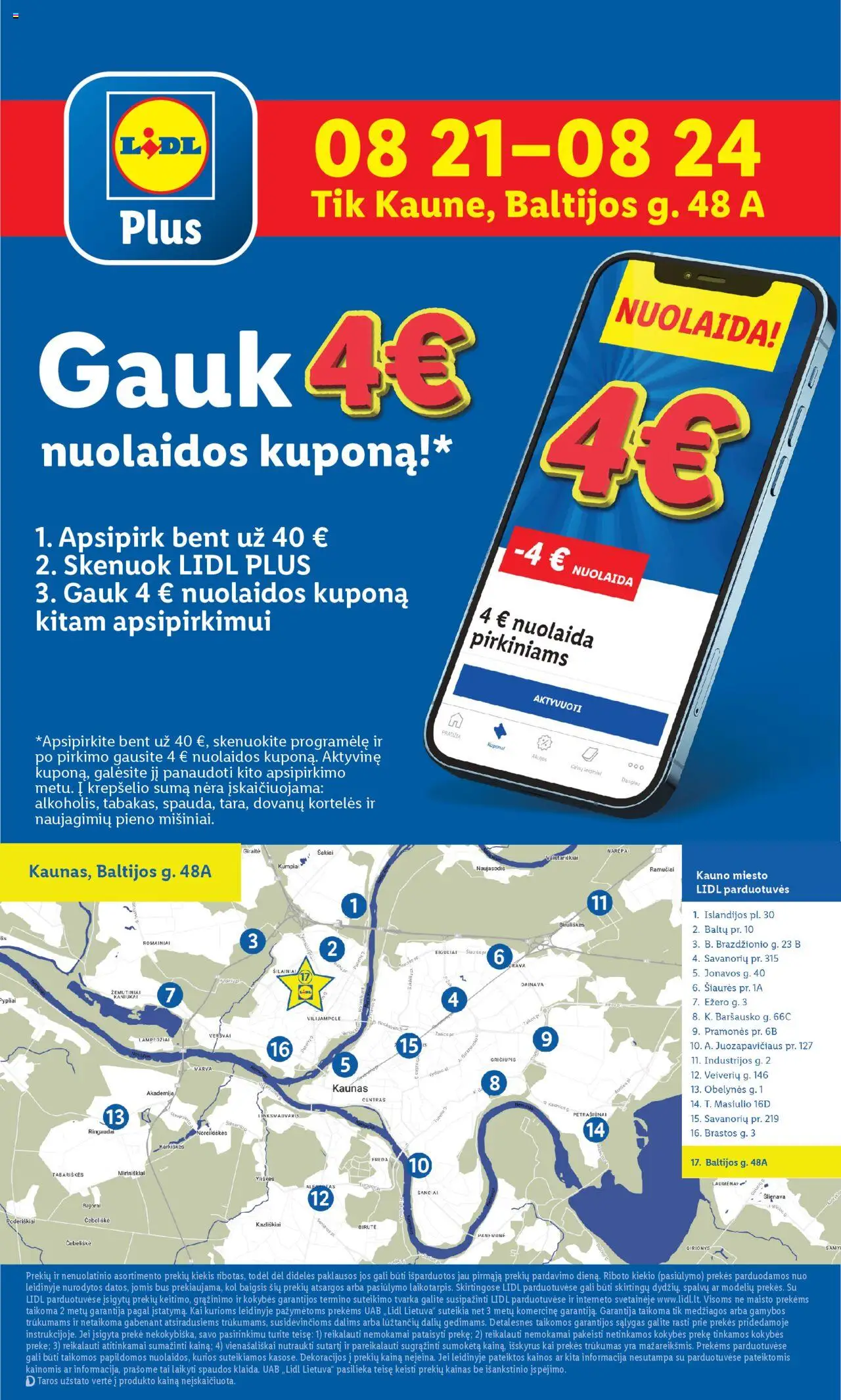 LIDL - Leidinys - Nauja LIDL parduotuvė Baltijos g. 48A, Kaunas│galioja nuo 21.08.2025 | Puslapis: 8