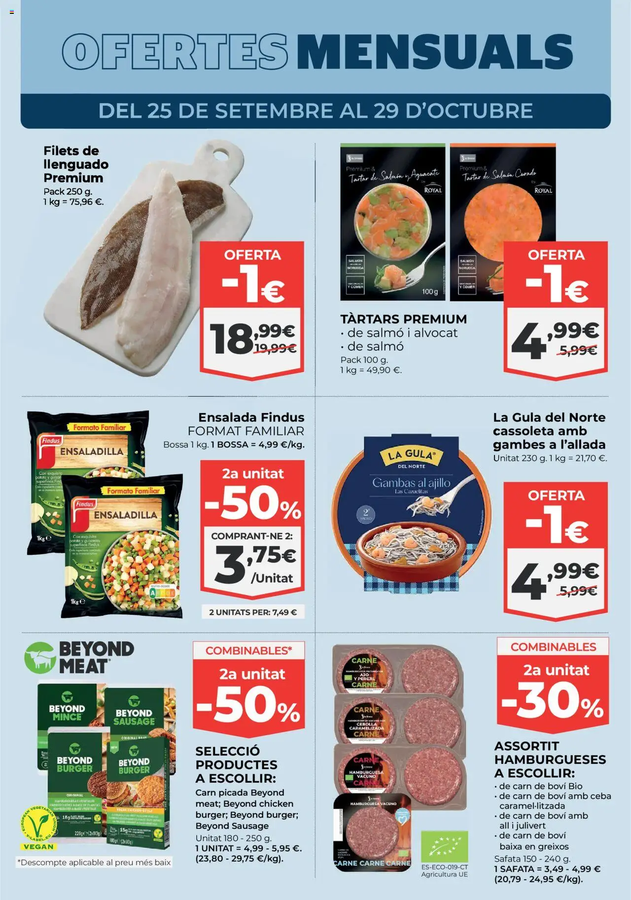 La Sirena - Cataluña │ válido desde el 09.10.2025 | Página: 6 | Productos: Ensaladilla, Ensalada, Παγωμένο τσάι, Σοκολατούχο γάλα