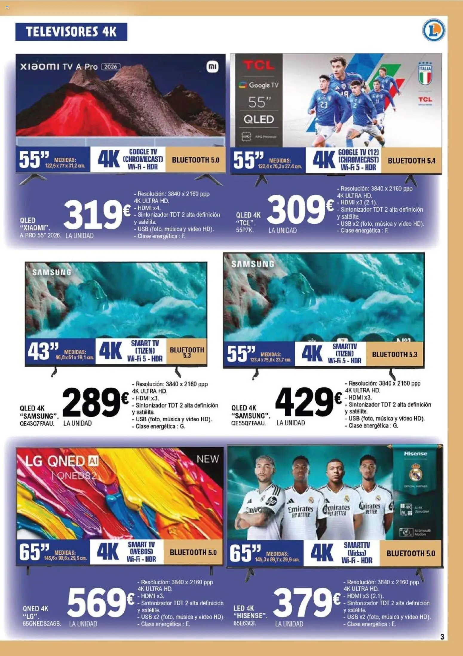 E.Leclerc folleto │ válido desde el 17.12.2025 | Página: 3 | Productos: Video, USB