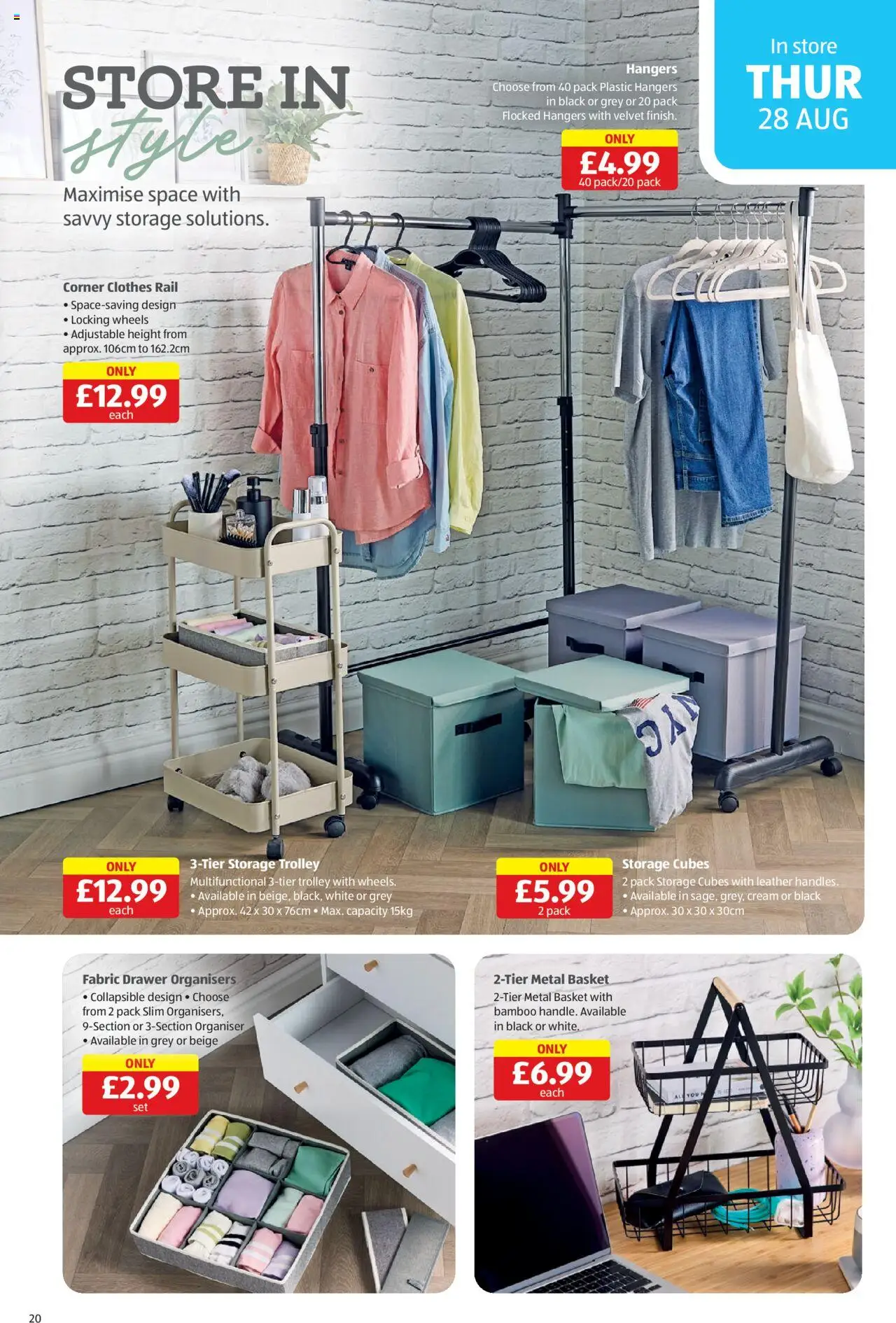  | Page: 20 | Products: Basket, Cream, Storage trolley