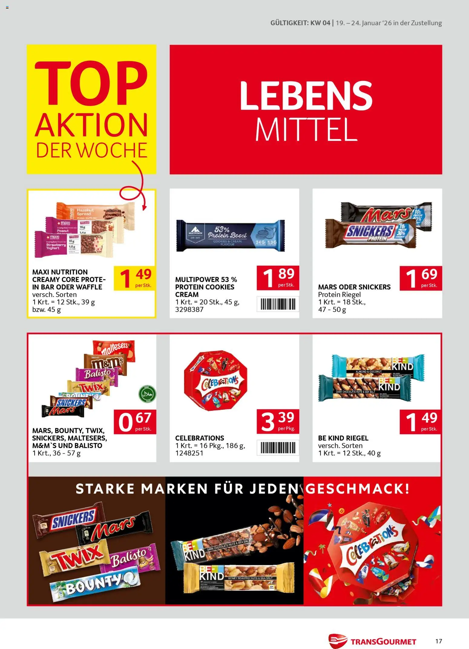 Transgourmet Zustellaktion gültig ab 19.01.2026 | Seite: 17