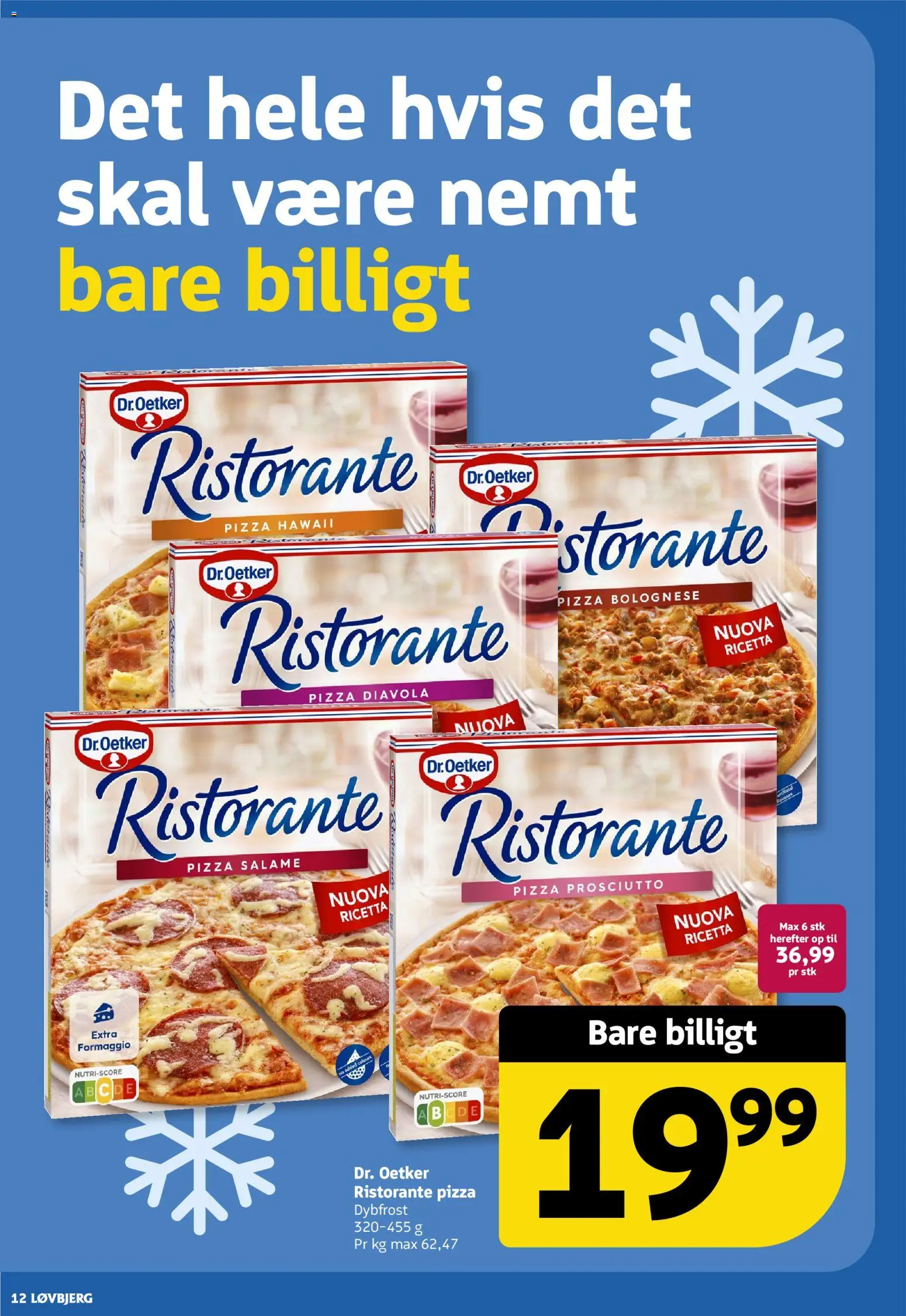 Løvbjerg tilbudsavis – gyldig fra 13.02.2026 | Side: 12 | Produkter: Pizza