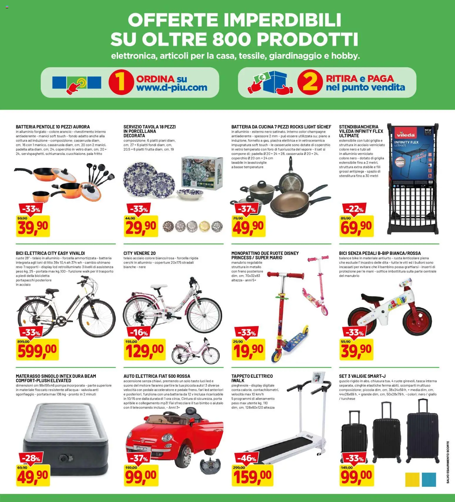 Volantino D Più del 26.01.2026 | Pagina: 19 | Prodotti: Frutta, MP3, Casseruola, Alluminio