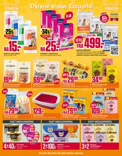 Forhåndsvisning av Europris kundeavis gyldig fra 07.04.2026 | Side: 3 | Produkter: Декоративна плитка, Kattemat, Посуда, Cacao