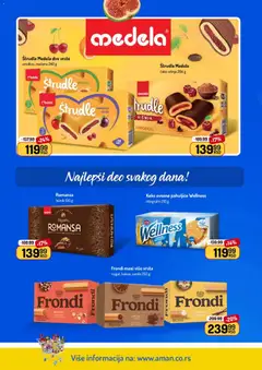 Aman katalog - pregled Aman kataloga - važi od 16.03.2026 | Strana: 40 | Proizvode: Pahuljice, Lešnik, Višnja, Štrudla