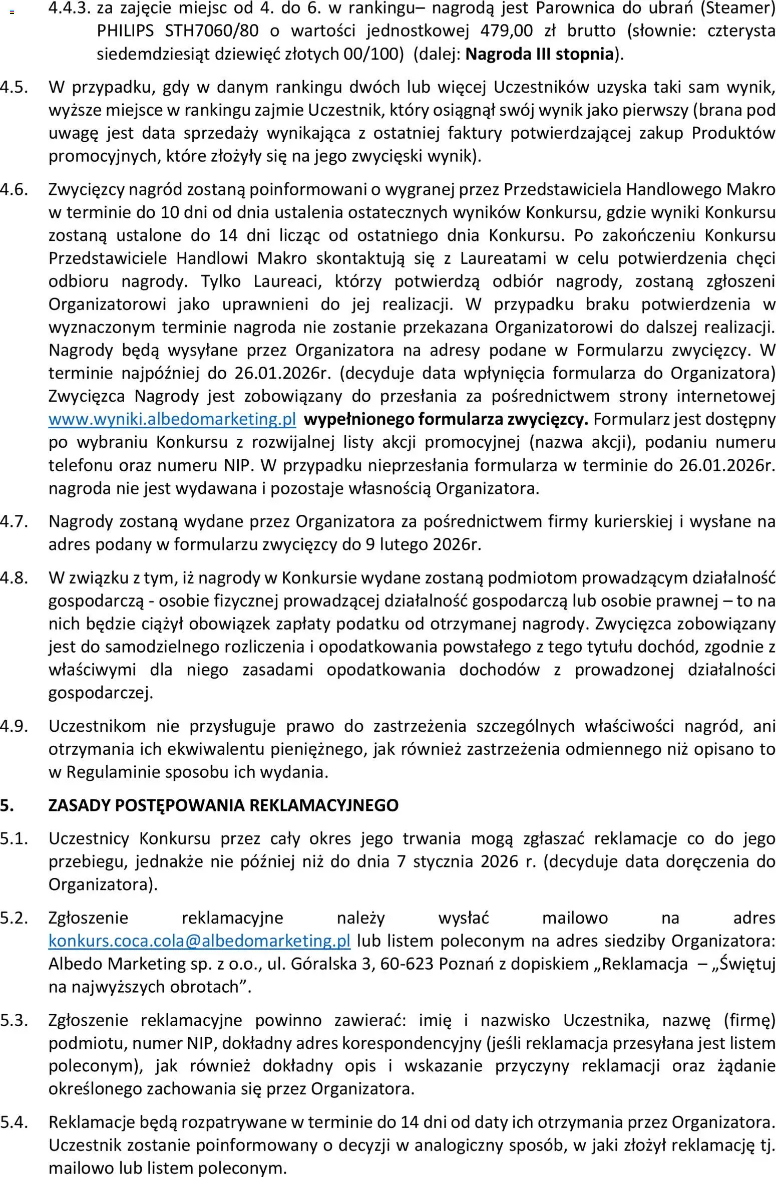 Makro Konkurs - Świętuj na najwyższych obrotach od 01.12.2025 | Strona: 5 | Produkty: Parownica