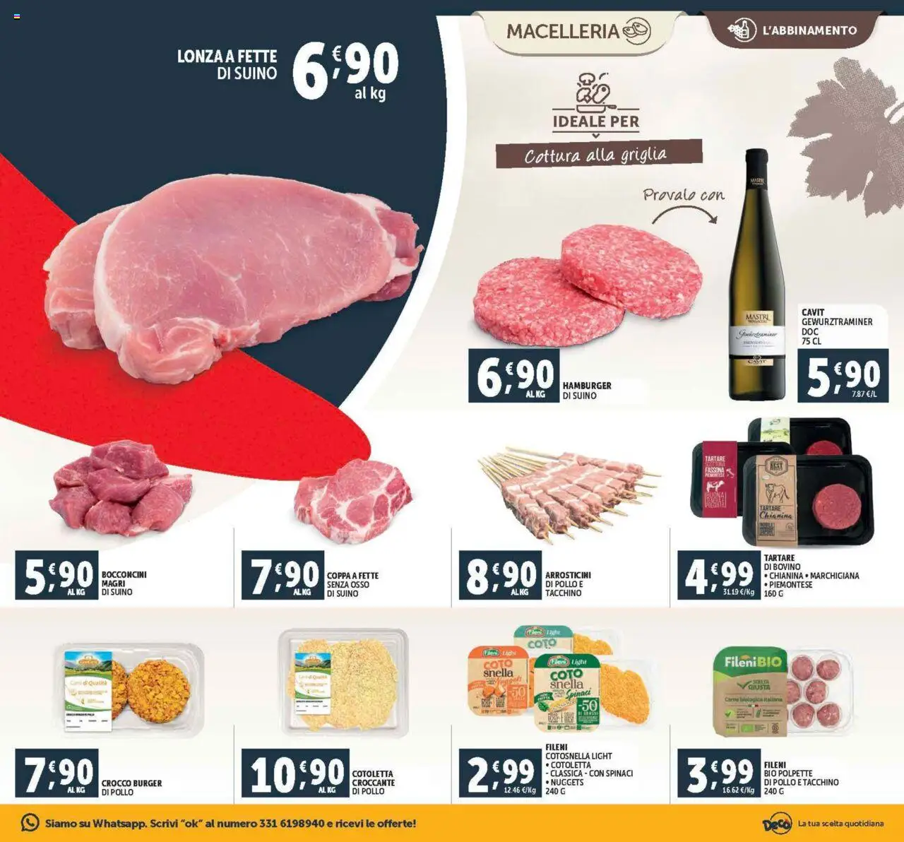 Volantino Decò del 29.07.2025 | Pagina: 5 | Prodotti: Bovino, Gin, Griglia, Polpette