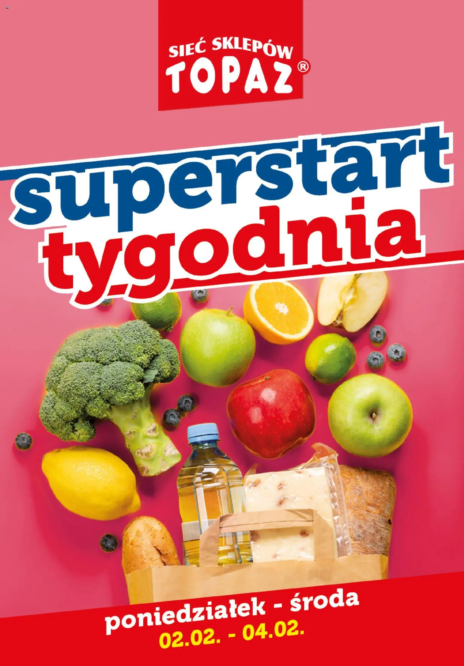 Topaz Gazetka - Superstart tygodnia od 02.02.2026 | Strona: 1