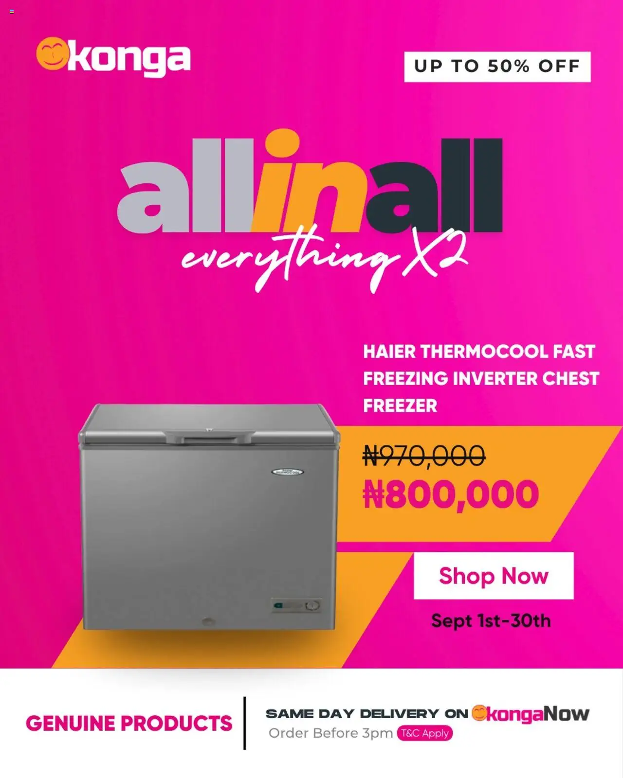 Konga Catalogue valid from 01.09.2025 | Page: 4 | Products: Freezer