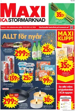 ICA Maxi - erbjudanden - Förhandsvisning av reklamblad från butik ICA Maxi aktuell från 29.12.2025