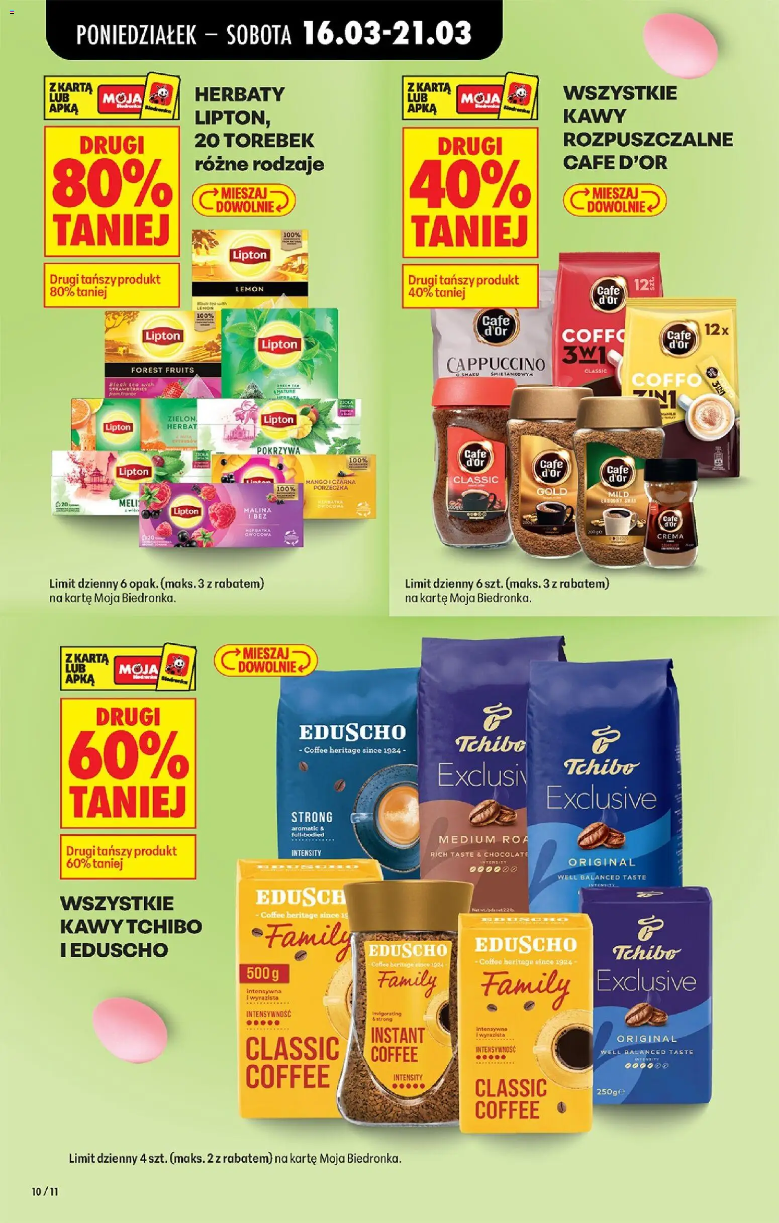 Biedronka Polsko leták od 16.03.2026 | Strana: 12 | Produkty: Mango, Tchibo, Crema, Cappuccino