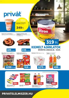 PRIVÁT Déli vármegyék - amely érvényes a következő dátumtól: 26.02.2026