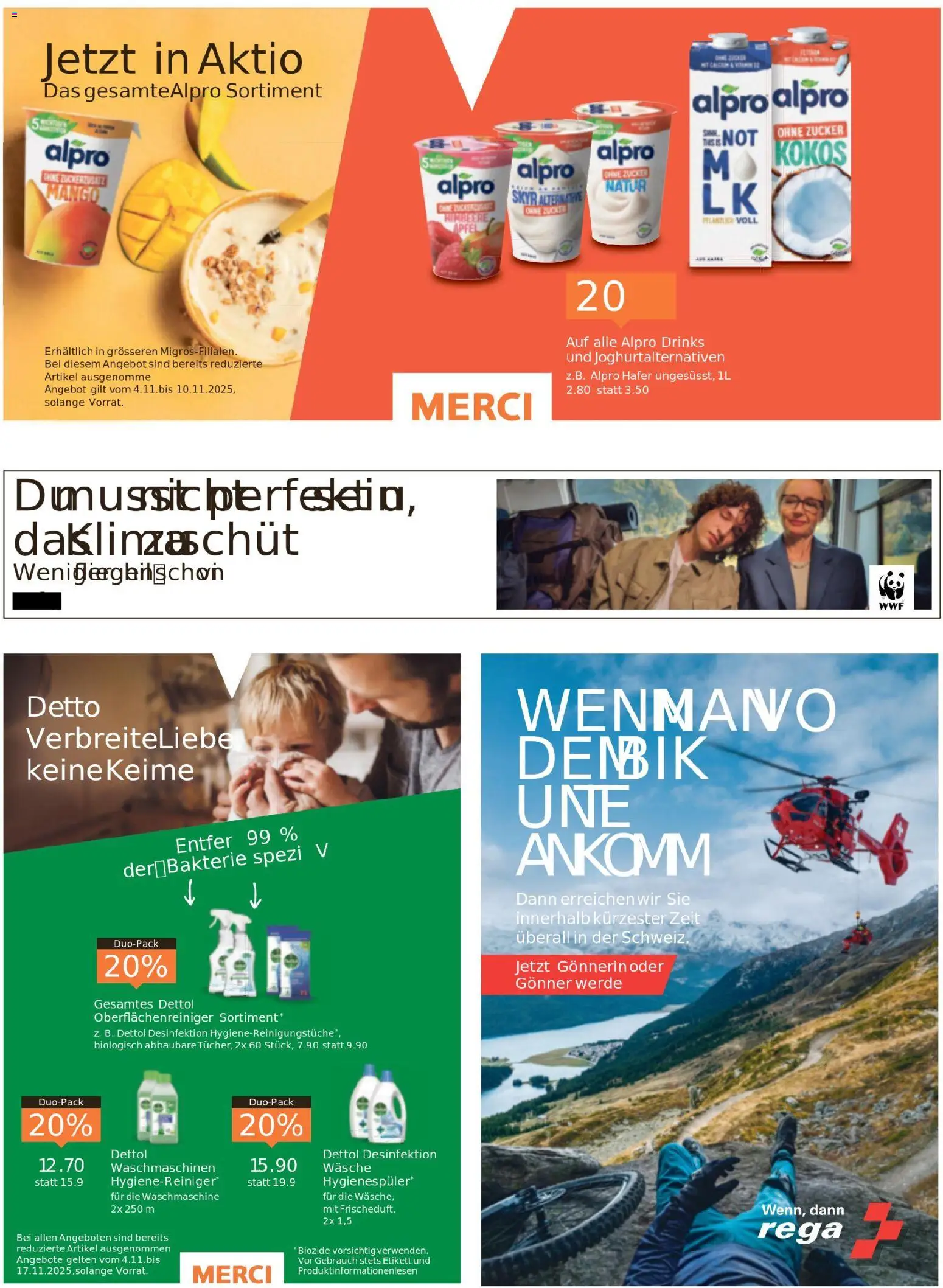 Migros Magazin – gültig ab 04.11.2025 | Seite: 72 | Produkte: Mango, Zucker, Apple, Waschmaschine