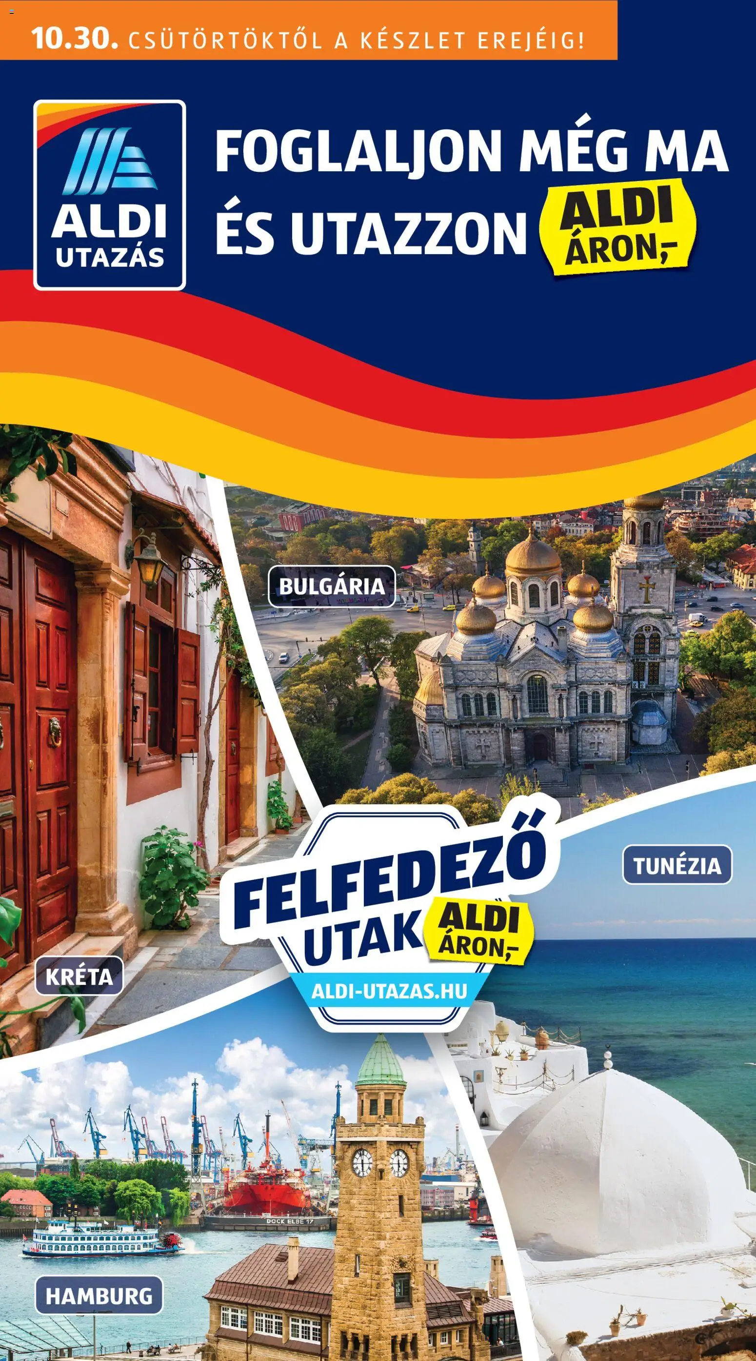 Aldi akciós ujság - amely érvényes a következő dátumtól: 30.10.2025 | Oldal: 1