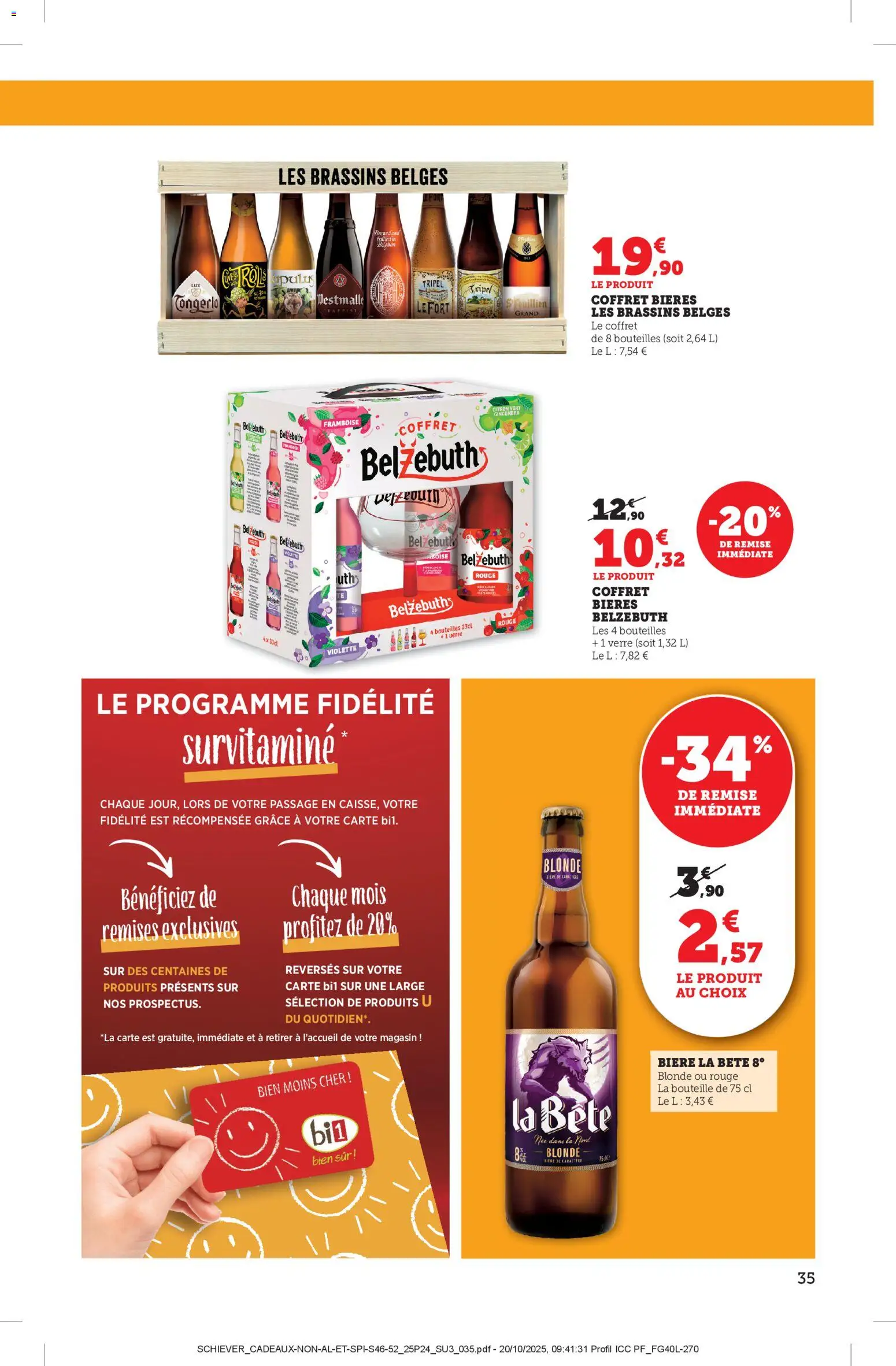 {H1} | Page: 35 | Produits: Framboise, Bière