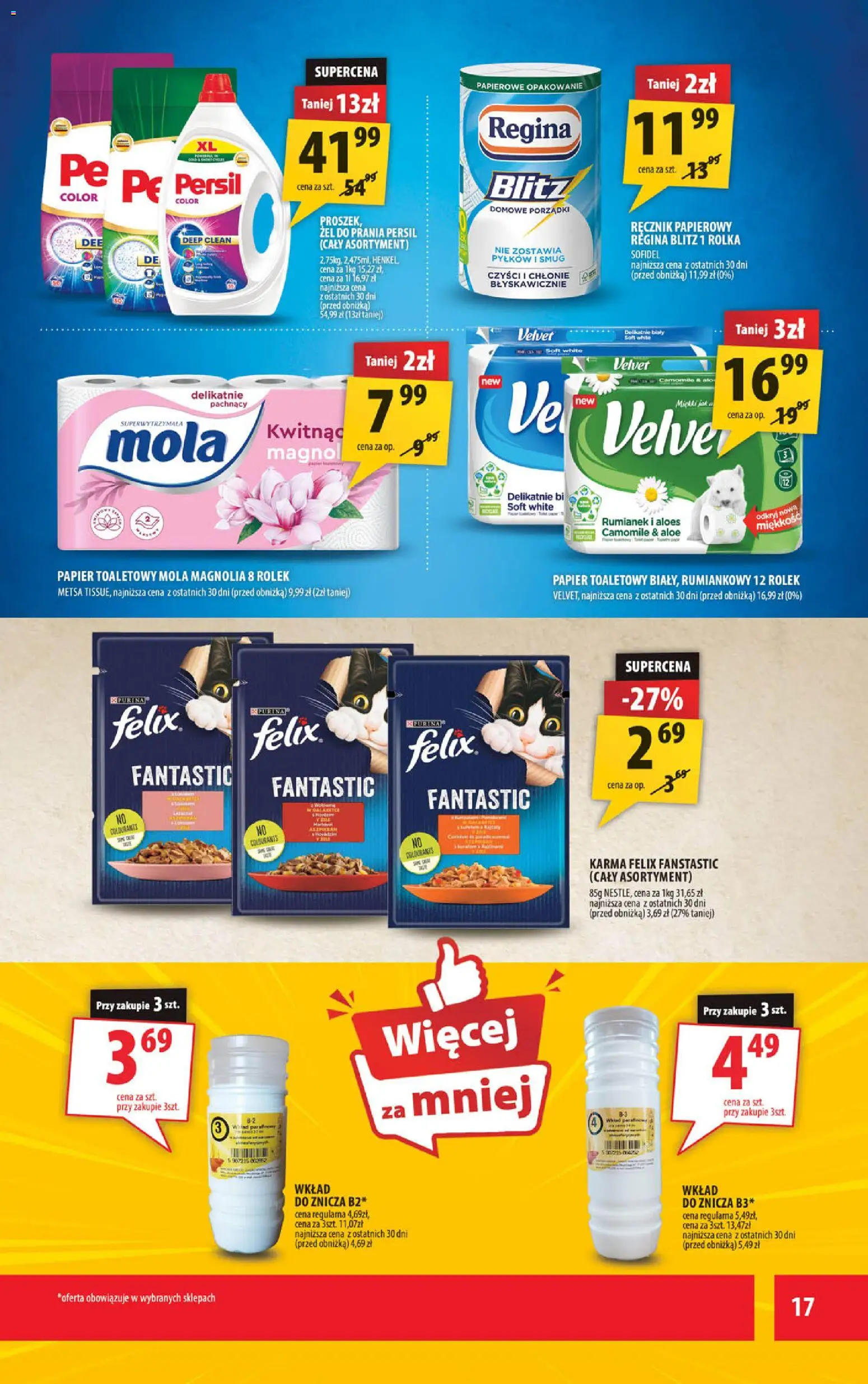 Arhelan gazetka od 24.04.2026 | Strona: 17 | Produkty: Papier toaletowy, Persil, Aloes, Ręcznik papierowy