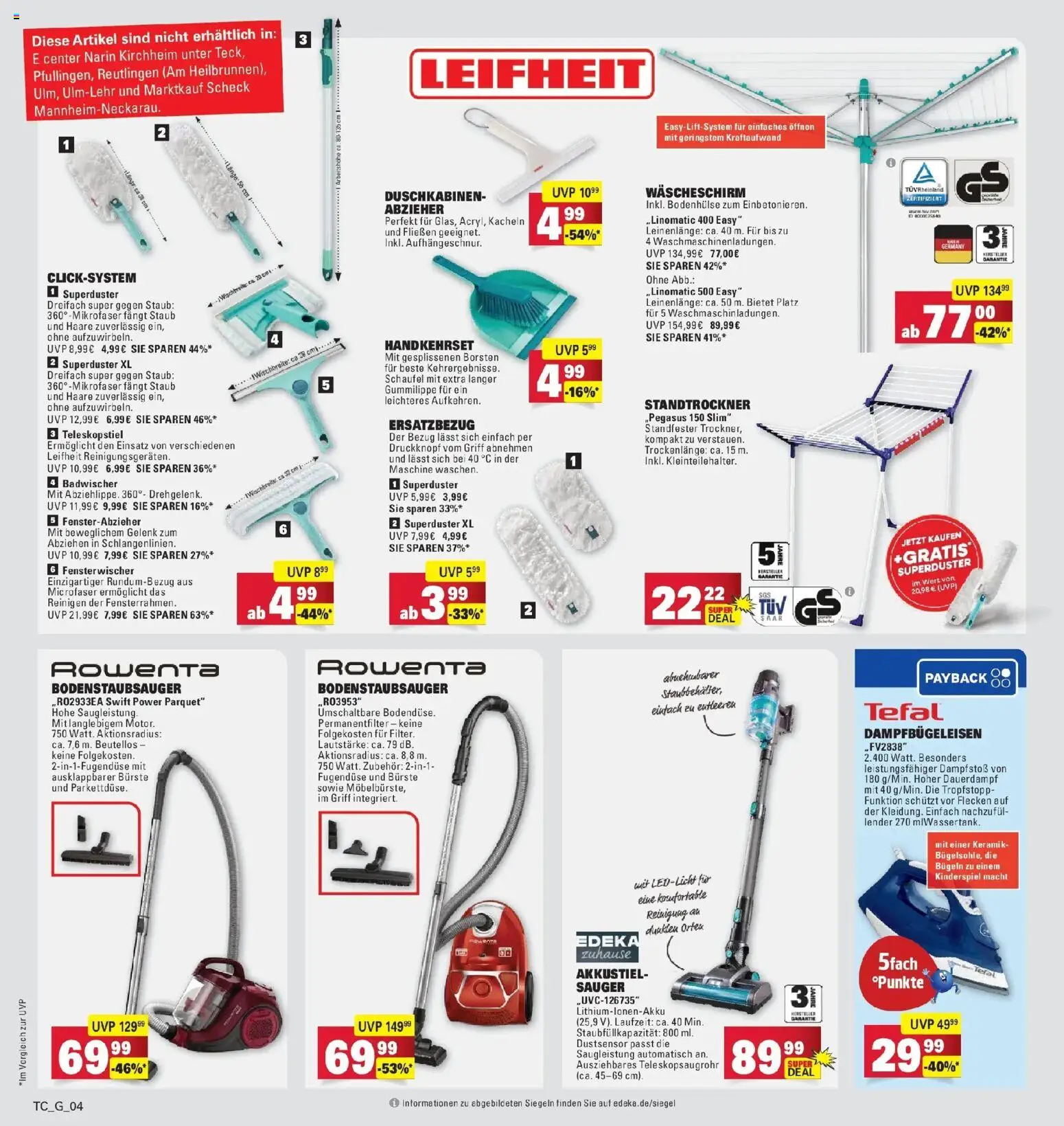 Edeka prospekt Göppingen	 – gültig ab 12.04.2026 | Seite: 32 | Produkte: Bürste