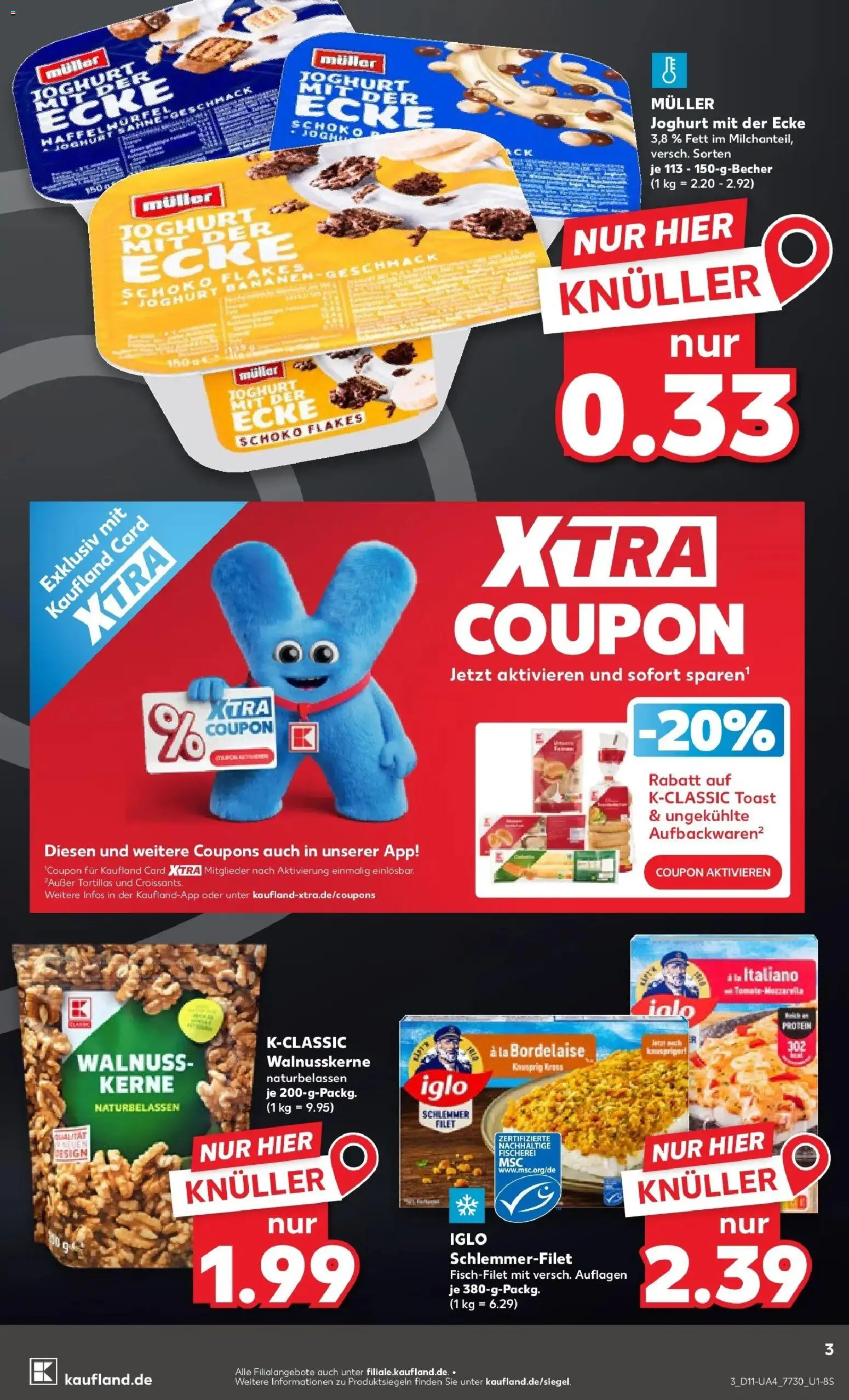 Kaufland Prospekt Bad Kissingen	 – gültig ab 09.03.2026 | Seite: 15 | Produkte: Joghurt, Toast, Iglo, Iglo schlemmerfilet