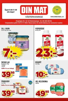 Din Mat - erbjudanden - Förhandsvisning av reklamblad från butik Din Mat aktuell från 29.12.2026