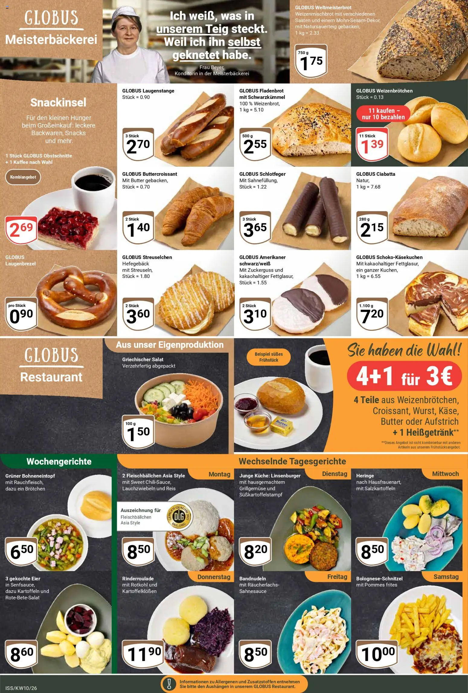 Globus Prospekt – gültig ab 02.03.2026 | Seite: 8 | Produkte: Rotkohl, Pommes frites, Räucherlachs, Kartoffeln