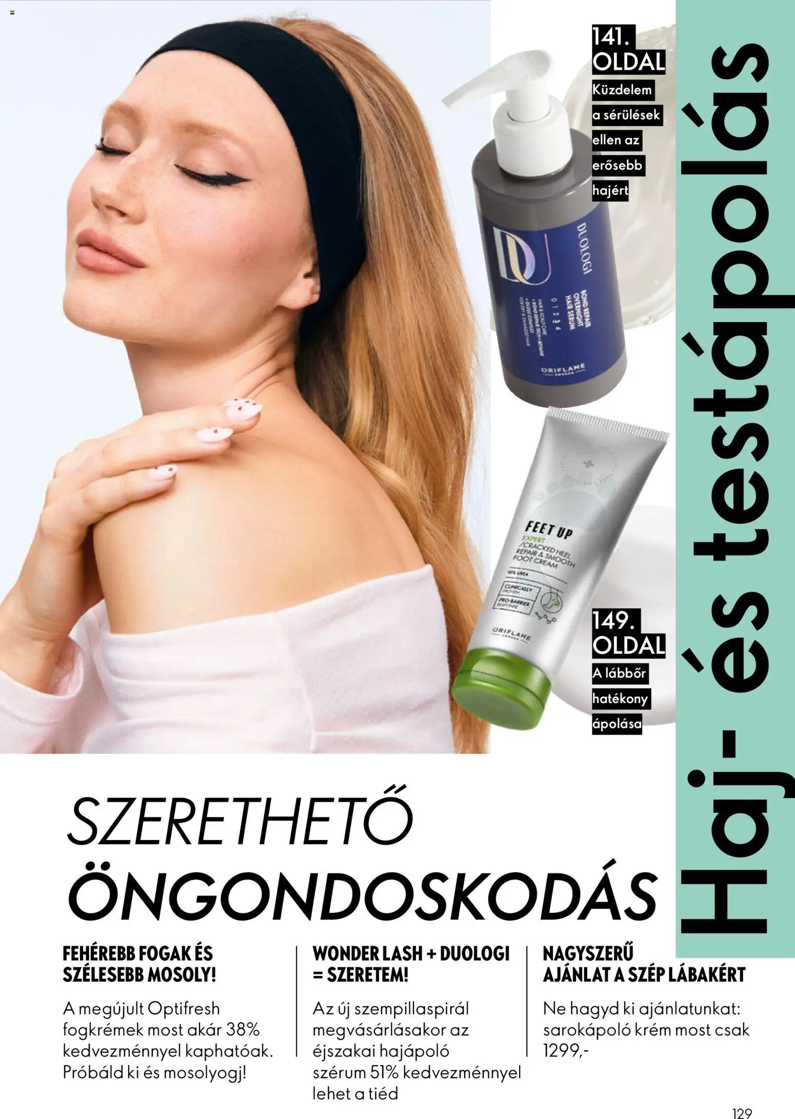 Oriflame akciós ujság - amely érvényes a következő dátumtól: 21.01.2026 | Oldal: 129 | Termékek: Szempillaspirál