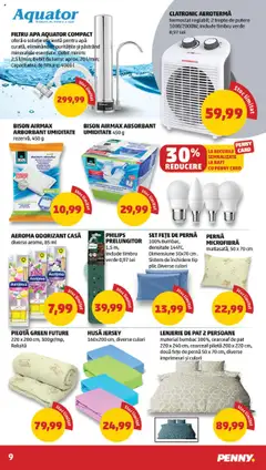 Ofertele PENNY valabile de la 15.10.2025 | Pagină: 9 | Produse: Prelungitor, Pat, Lenjerie de pat, Apă