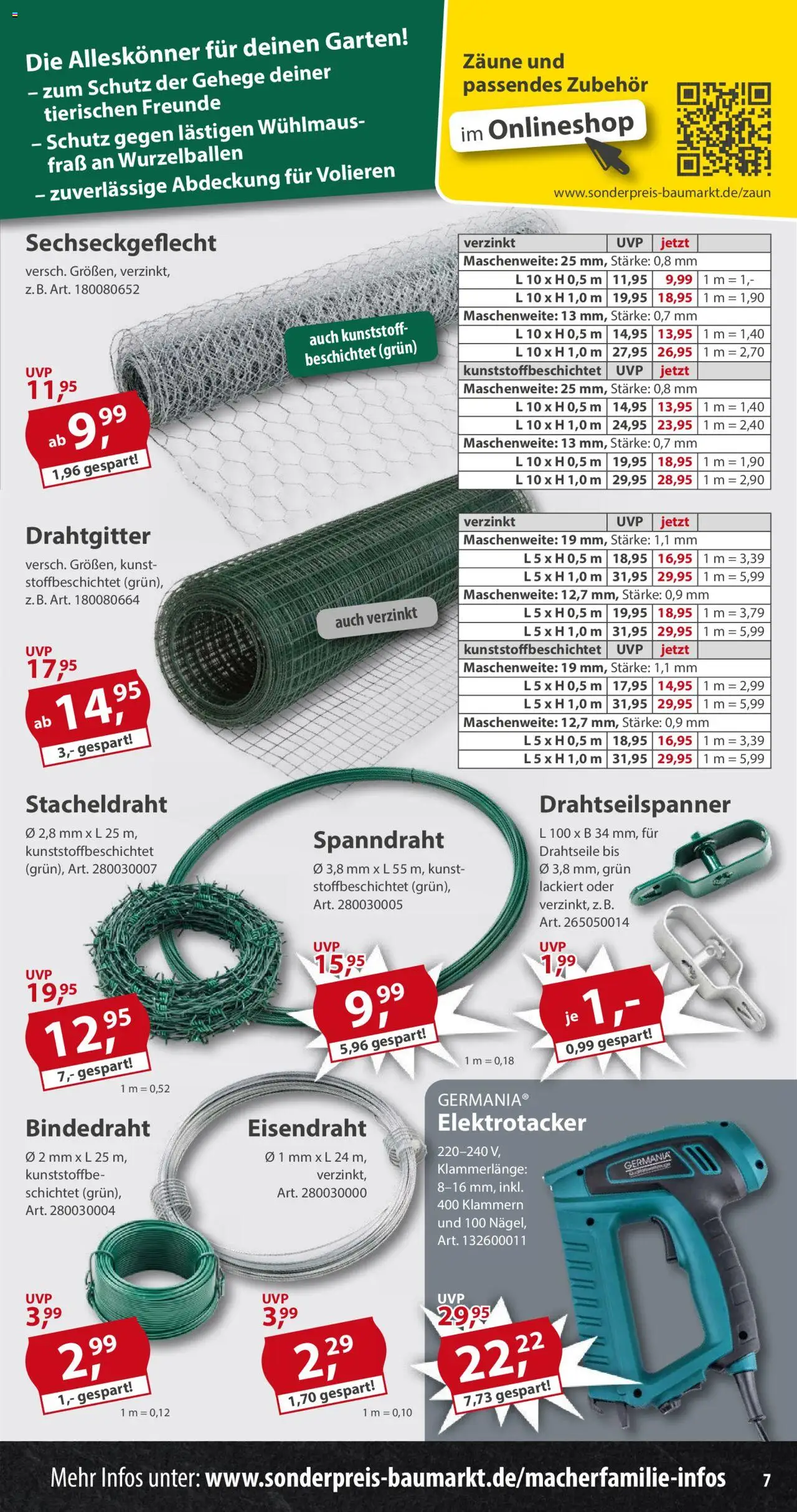 Sonderpreis Baumarkt Prospekt 	 – gültig ab 27.09.2025 | Seite: 7