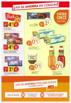 Vista previa Consum folleto válido desde el 05.02.2026 | Página: 9 | Productos: Leche, Chocolate, Galletas, Chocolate con leche