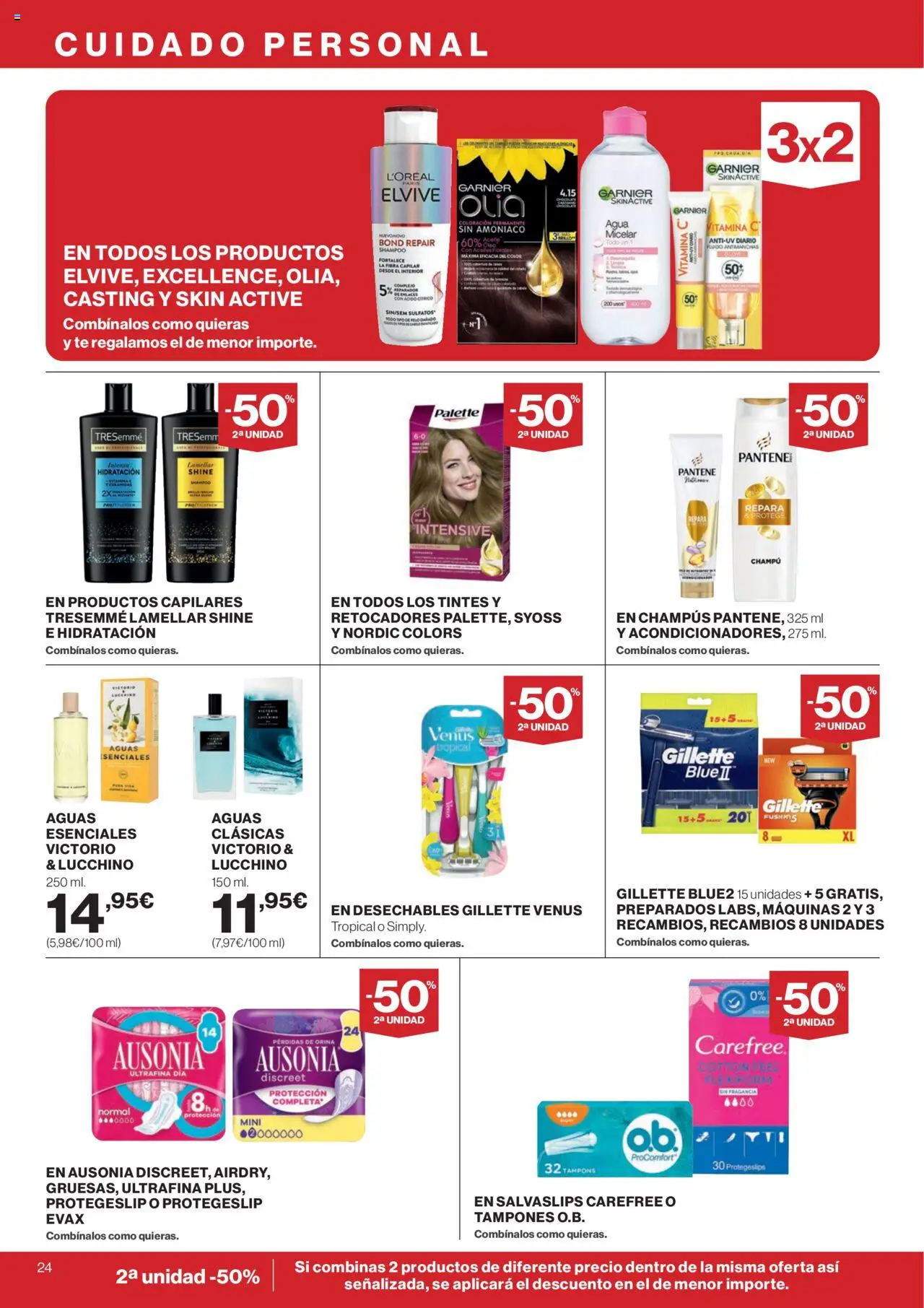 Supercor folleto │ válido desde el 11.09.2025 | Página: 24 | Productos: Fragancia, Champú, Salvaslips, Tampones