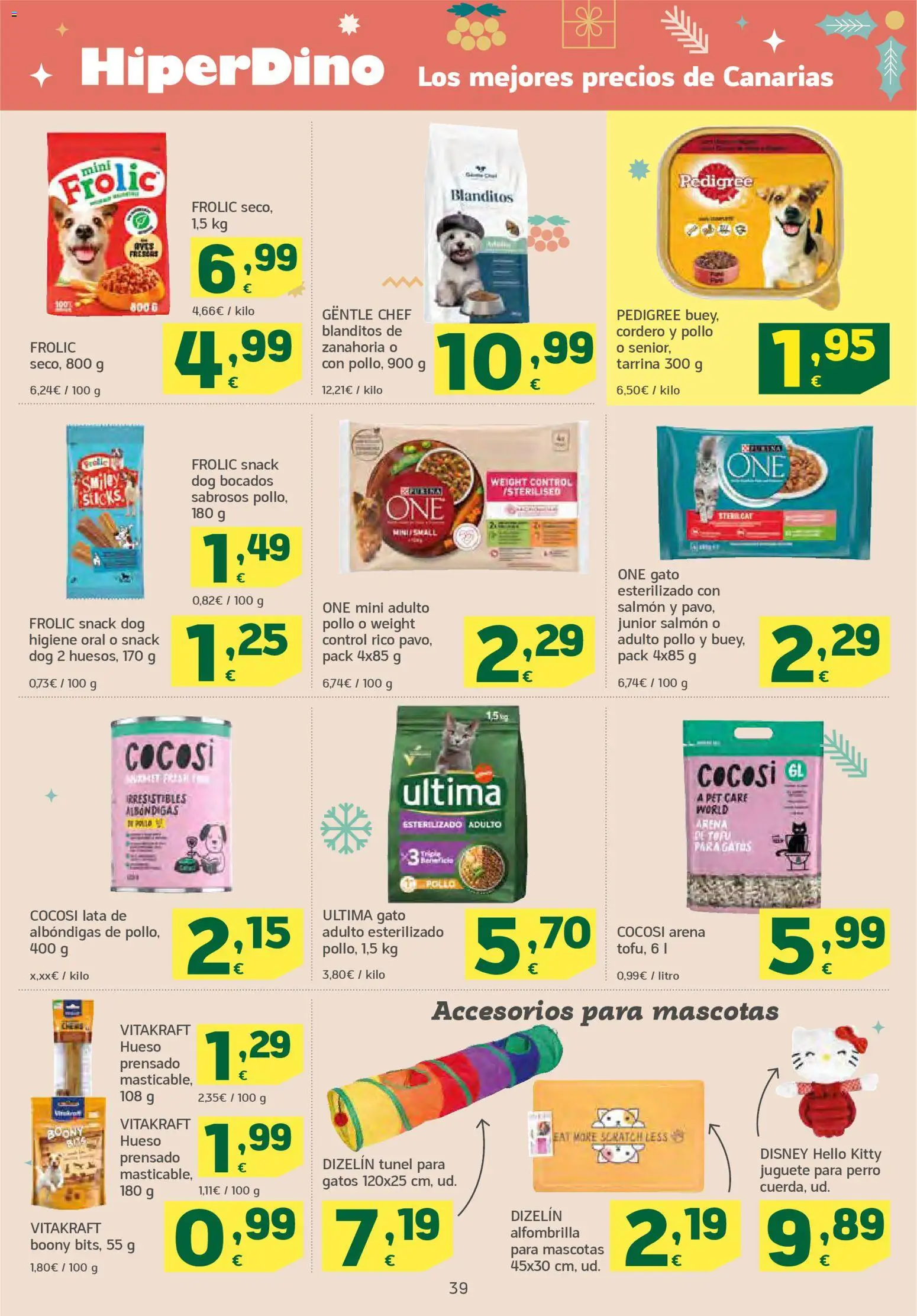 HiperDino folleto │ válido desde el 18.12.2025 | Página: 39 | Productos: Alfombrilla, Zanahoria, Φίλτρο καφέ