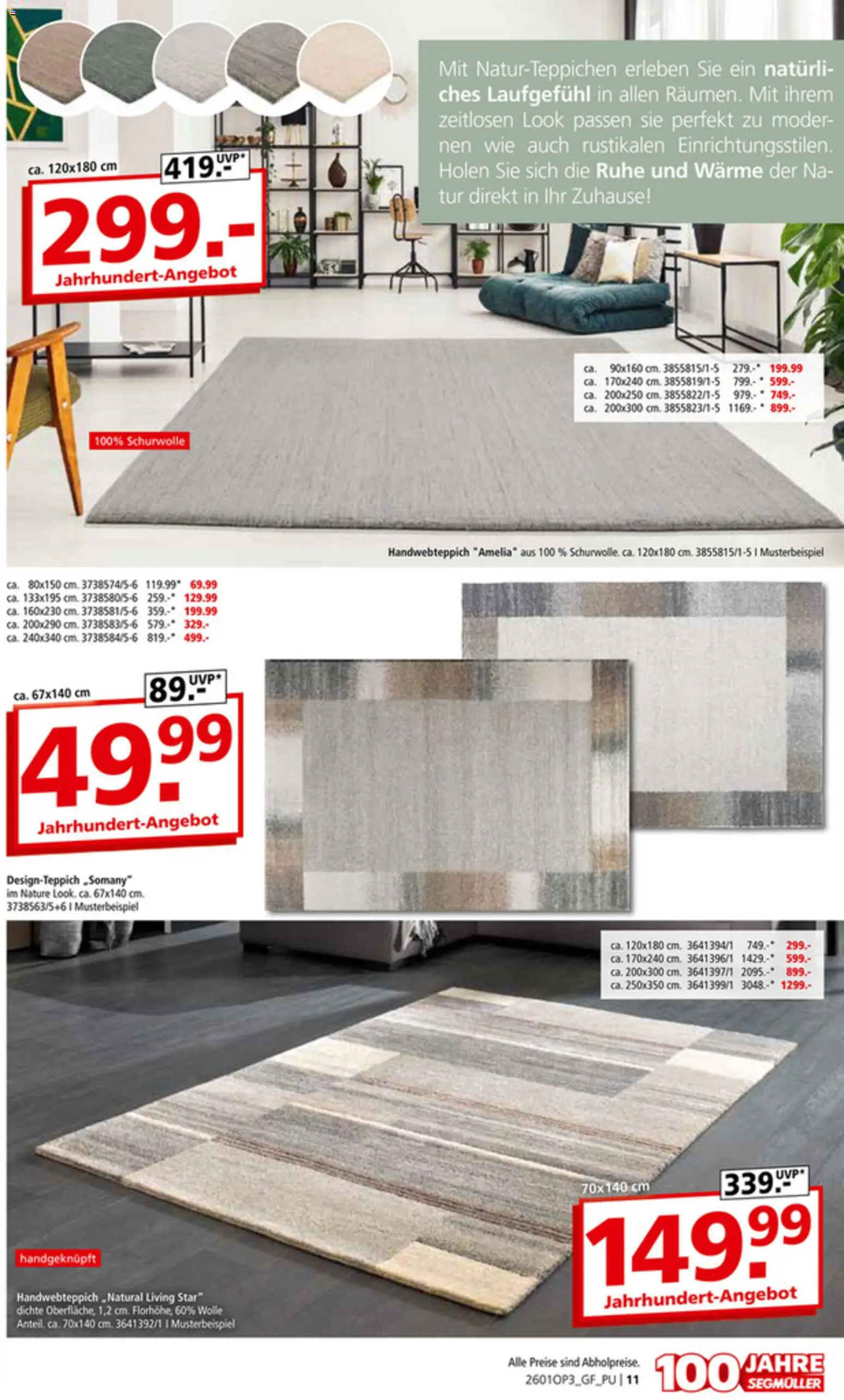 Segmüller Teppich Spezial  – gültig ab 29.12.2025 | Seite: 11 | Produkte: Tür