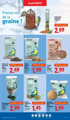 LIDL - Prévisualisation de Distributeur de graines pour oiseaux, Distributeur de graines pour oiseaux, L'unité valide à partir de 08.01.2026 | Page: 29