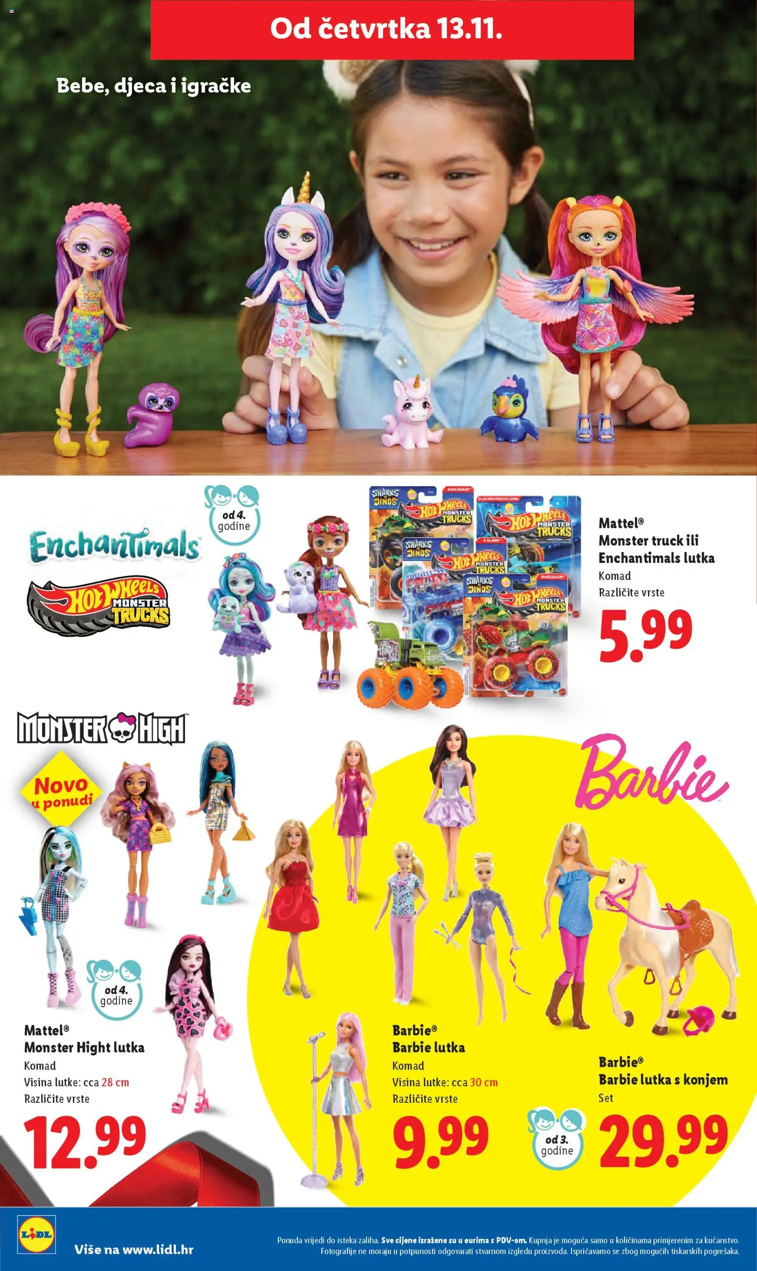 Lidl katalog | vrijedi od 10.11.2025 | Stranica: 68 | Proizvodi: Barbie, Lutka, Lutke