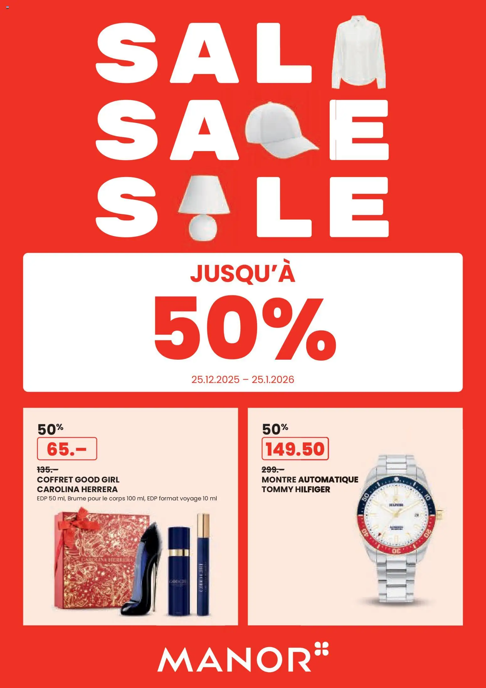 Manor Aktionen Sale FR – gültig ab 25.12.2025 | Seite: 1